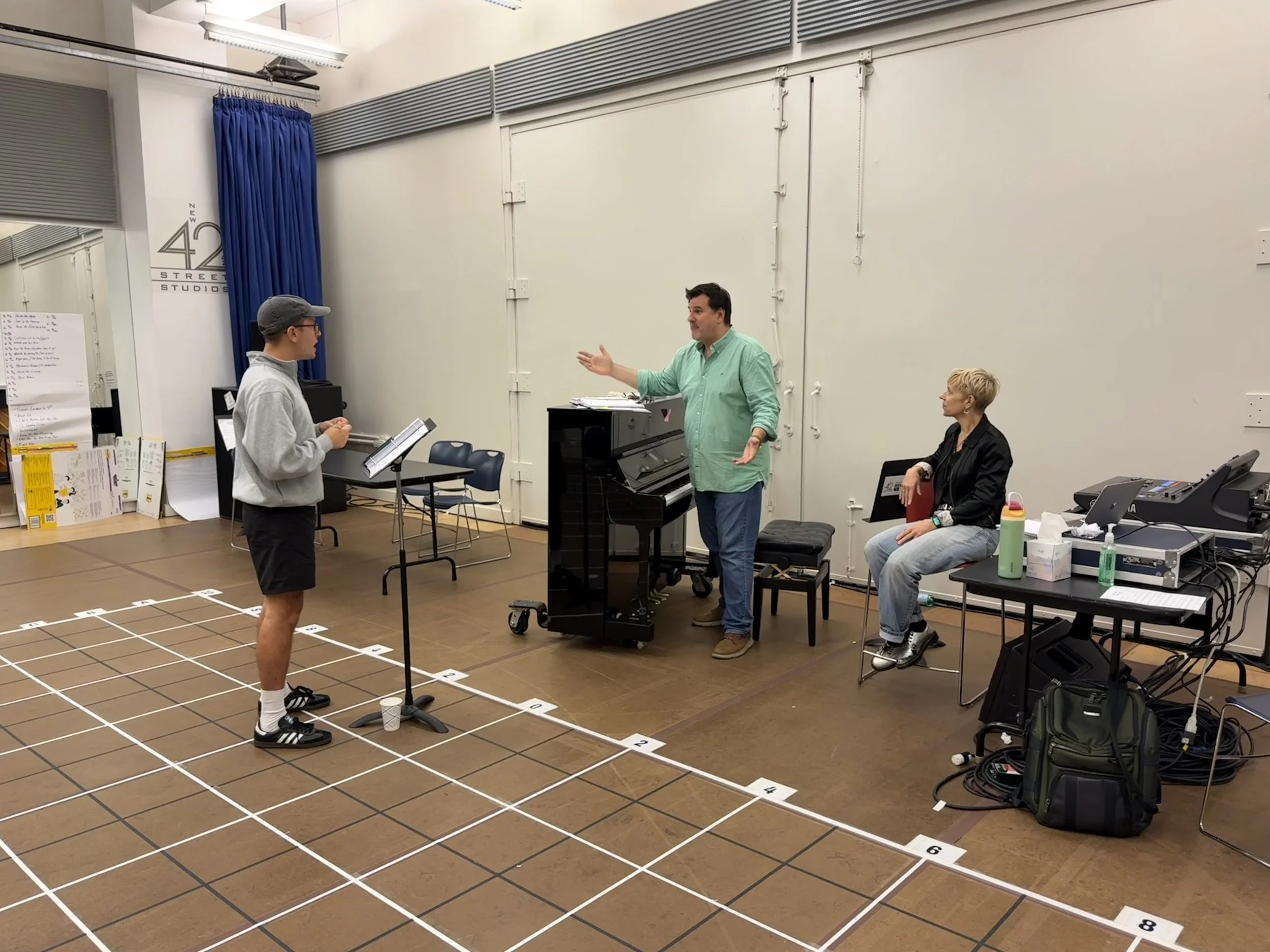 The Heart (Roundabout Theater) Alan Dornak coaching Lincoln Clause with Wendy Cavett