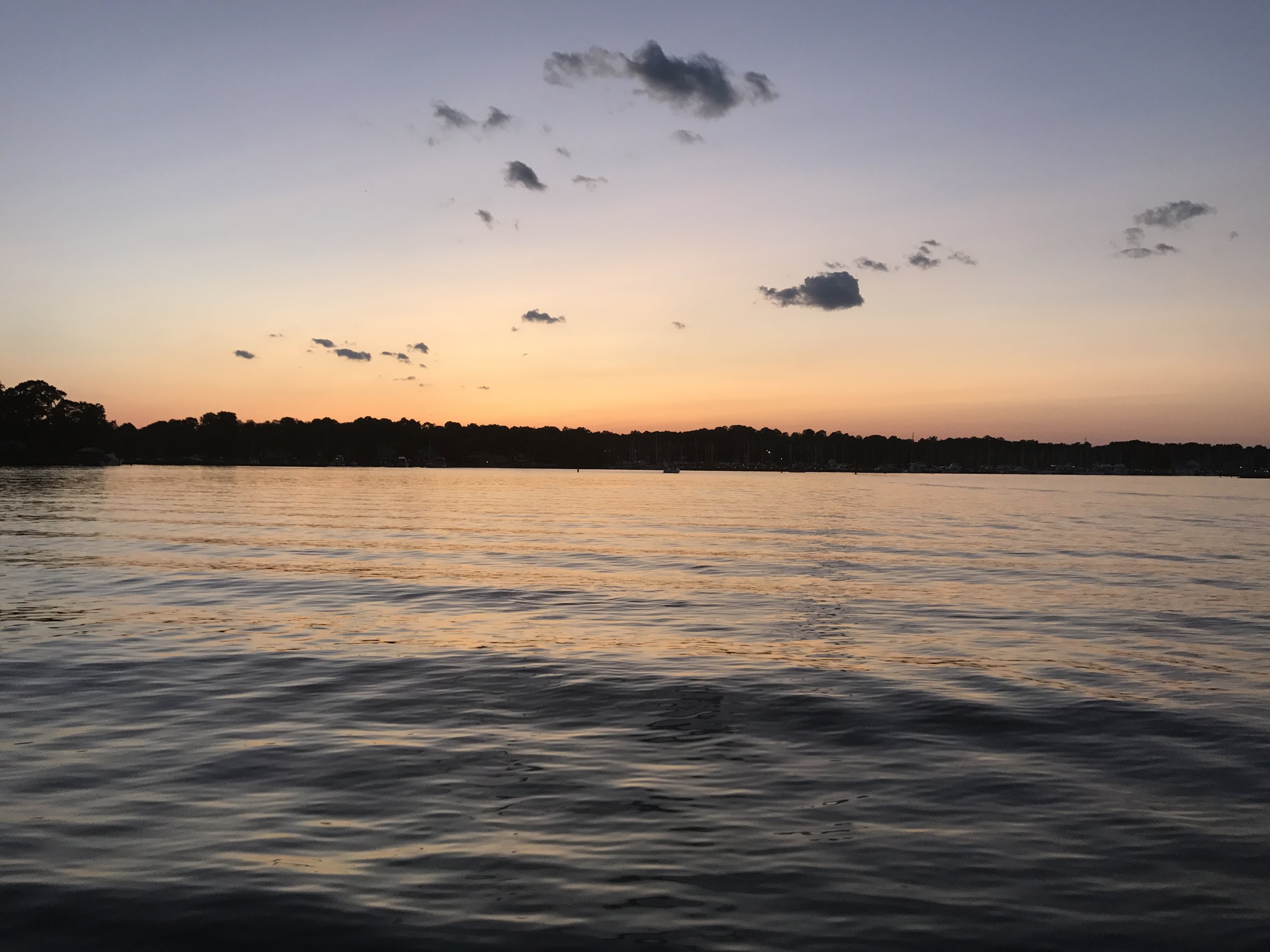 Dinghy Ride Sunset 