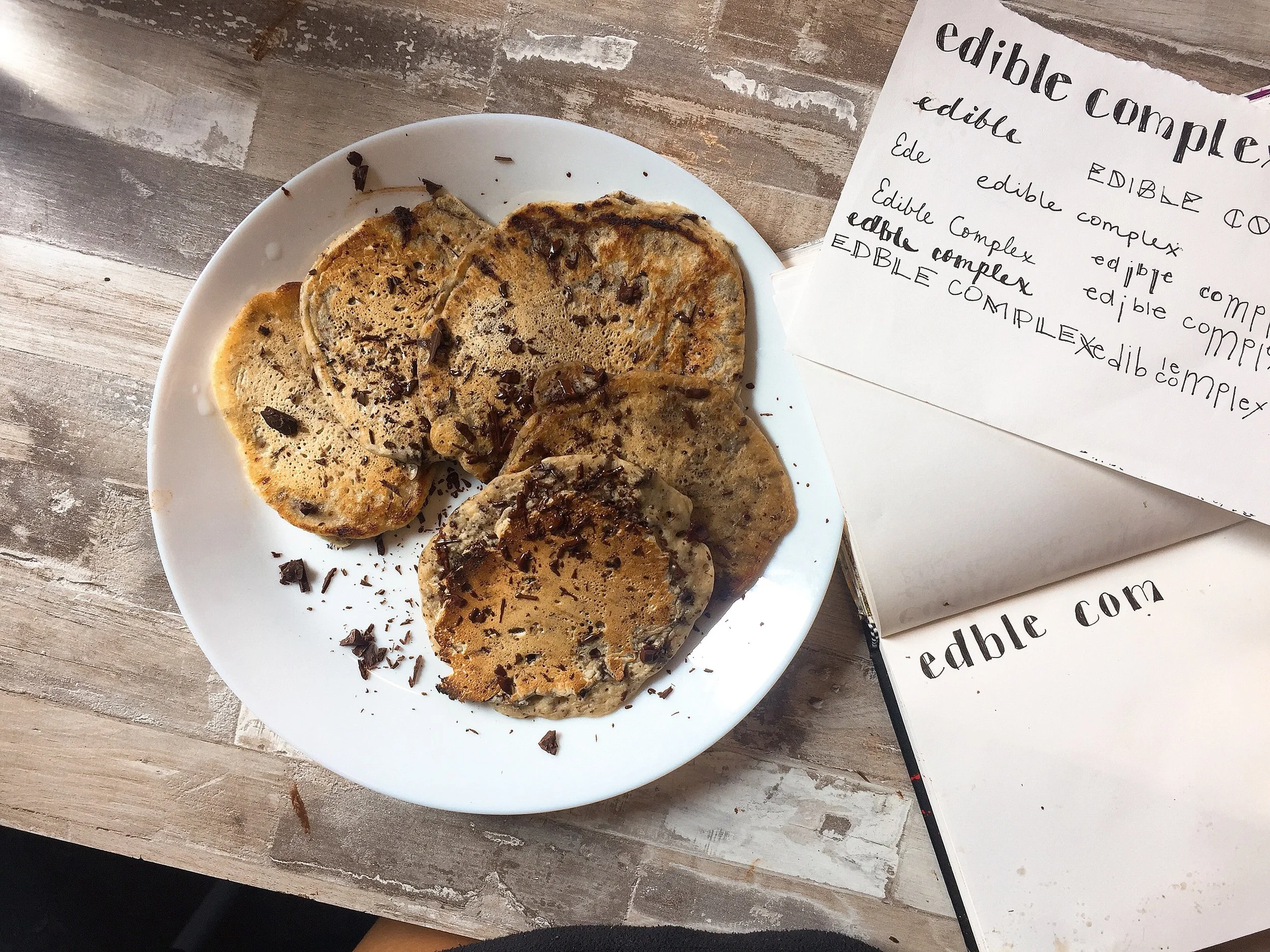 chocolate chip pancakes