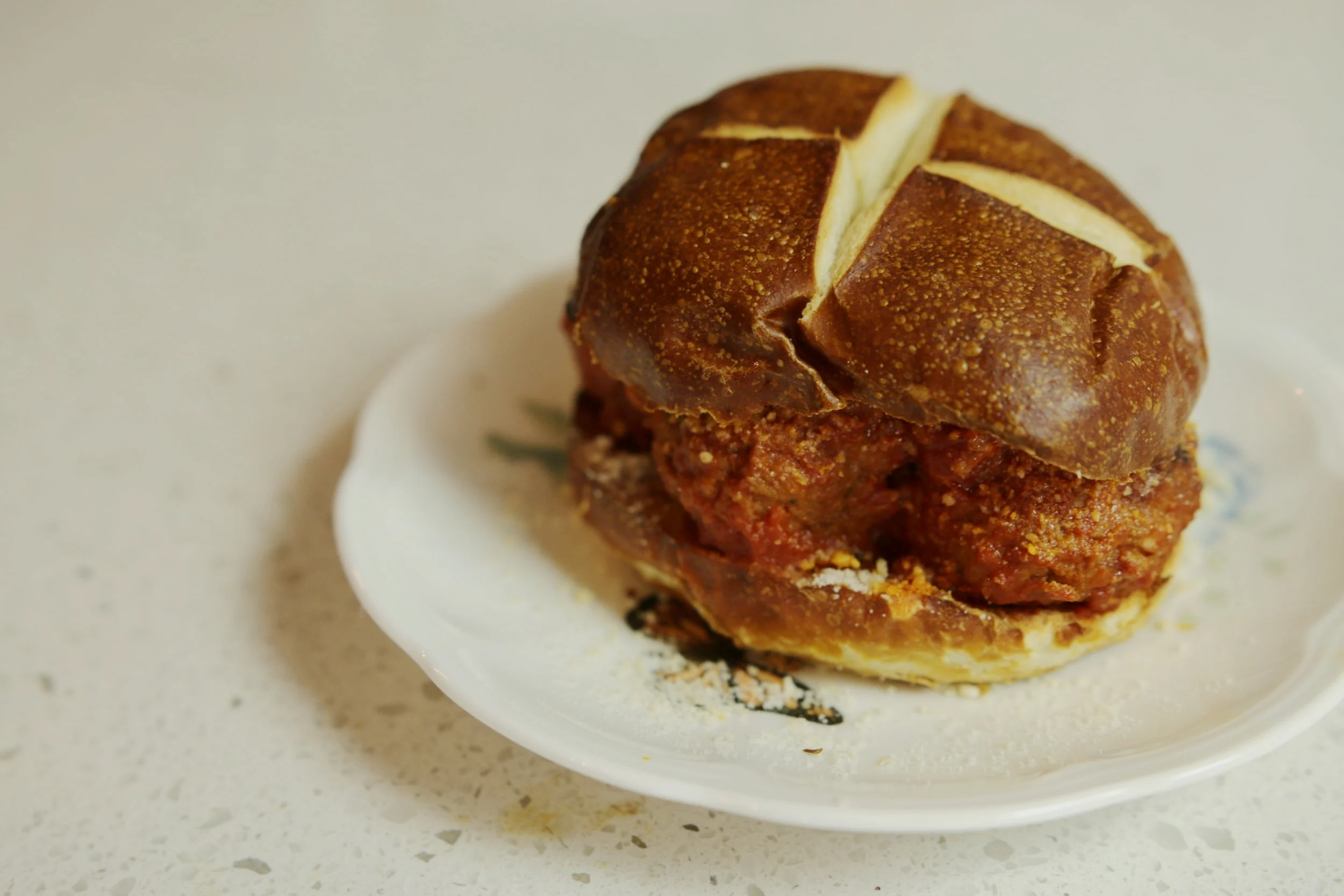 chipotle meatball sandwich