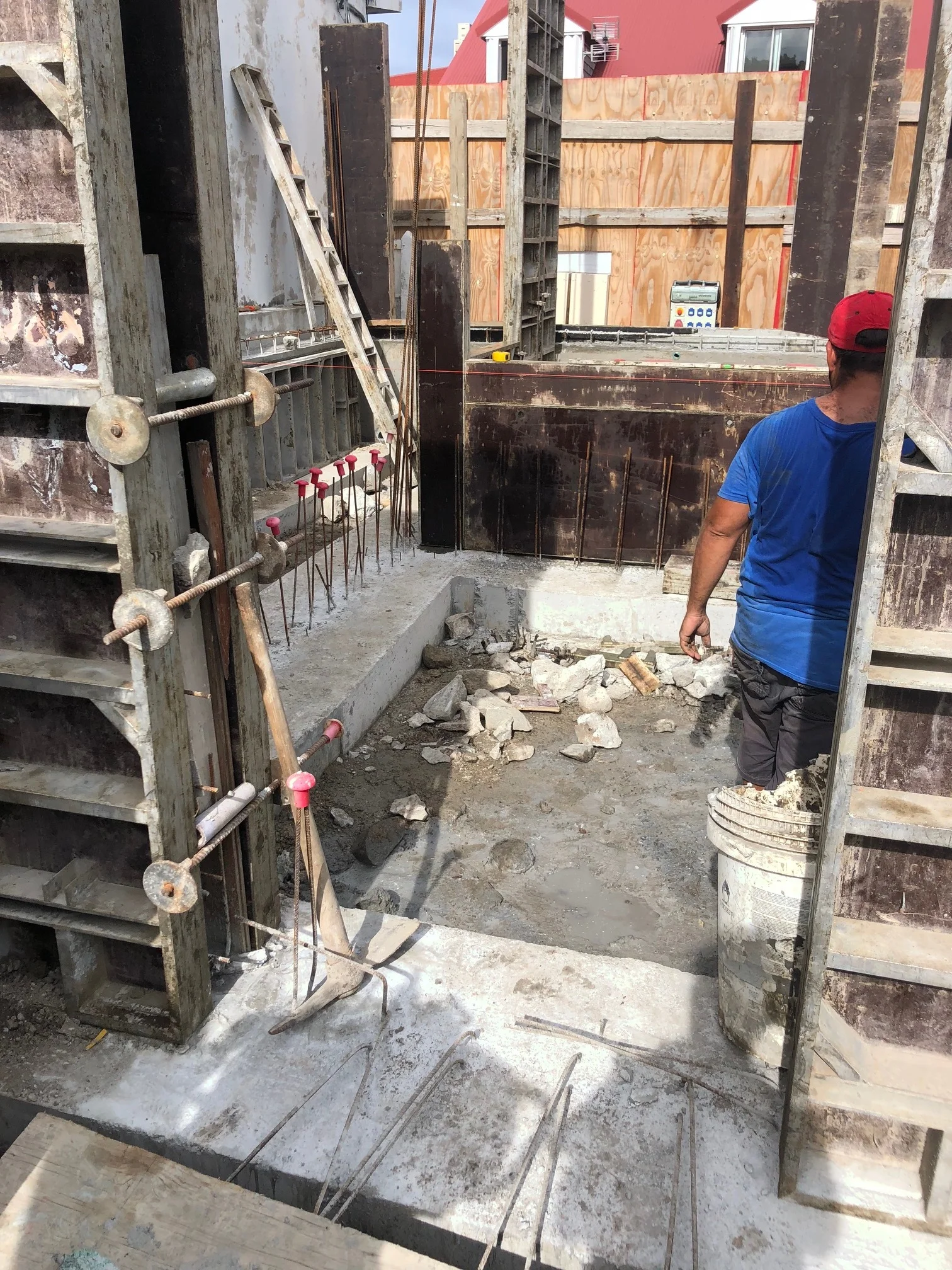 rebuilding home in gustative