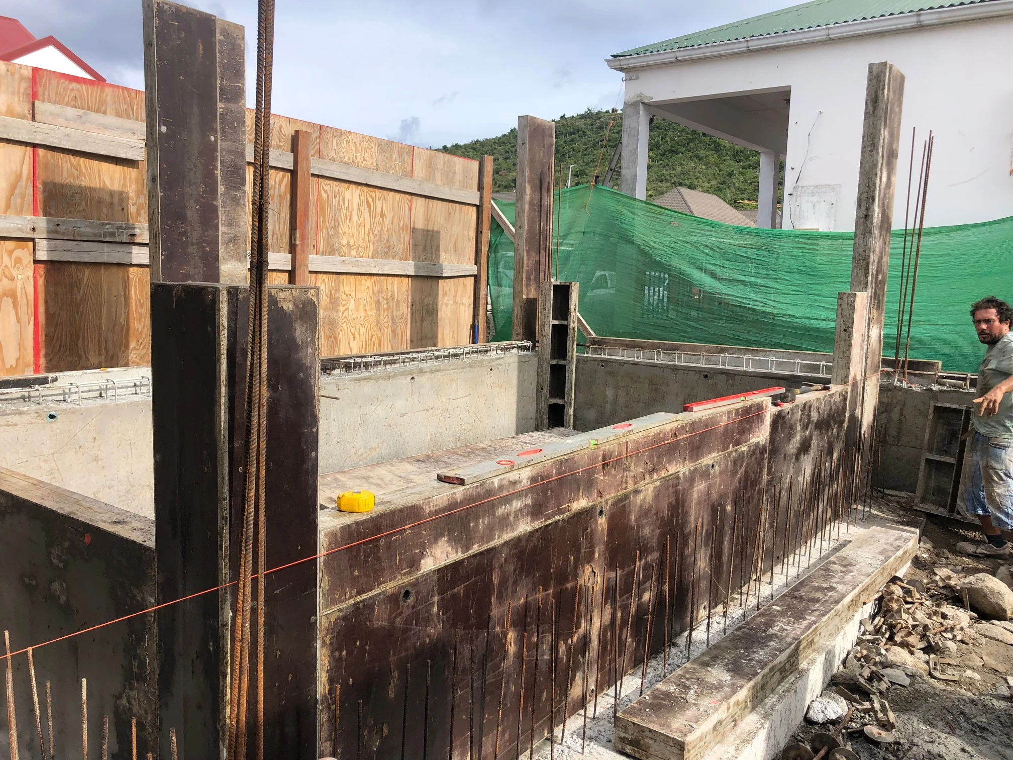 Rebuilding home in Gustavia