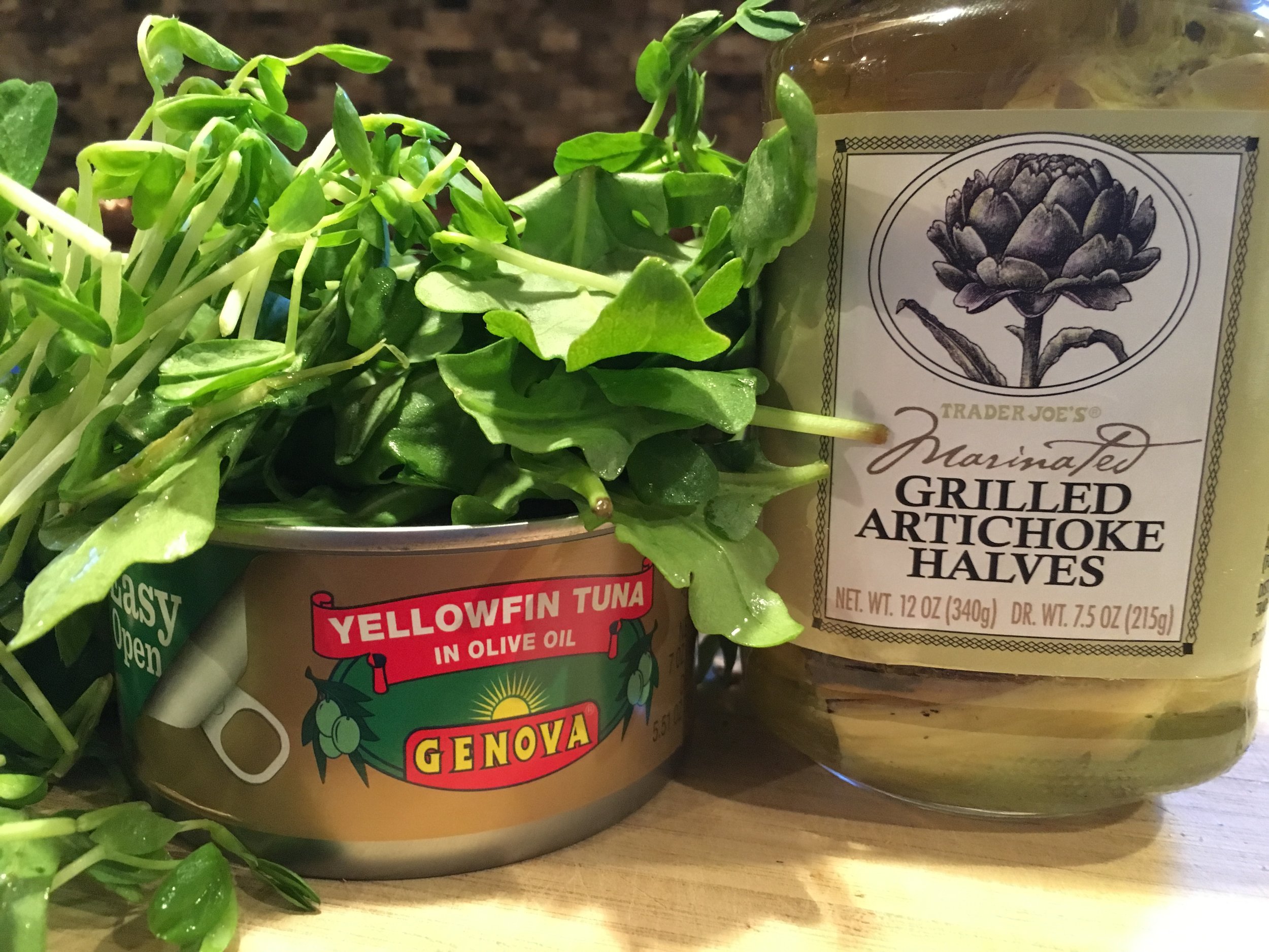 Mediterranean Tuna and Artichoke Salad