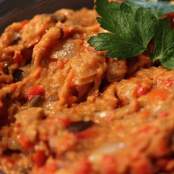Eggplant &amp; Spinach Tapenade