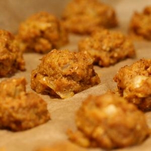 Pumpkin Balls with Tahini Sauce