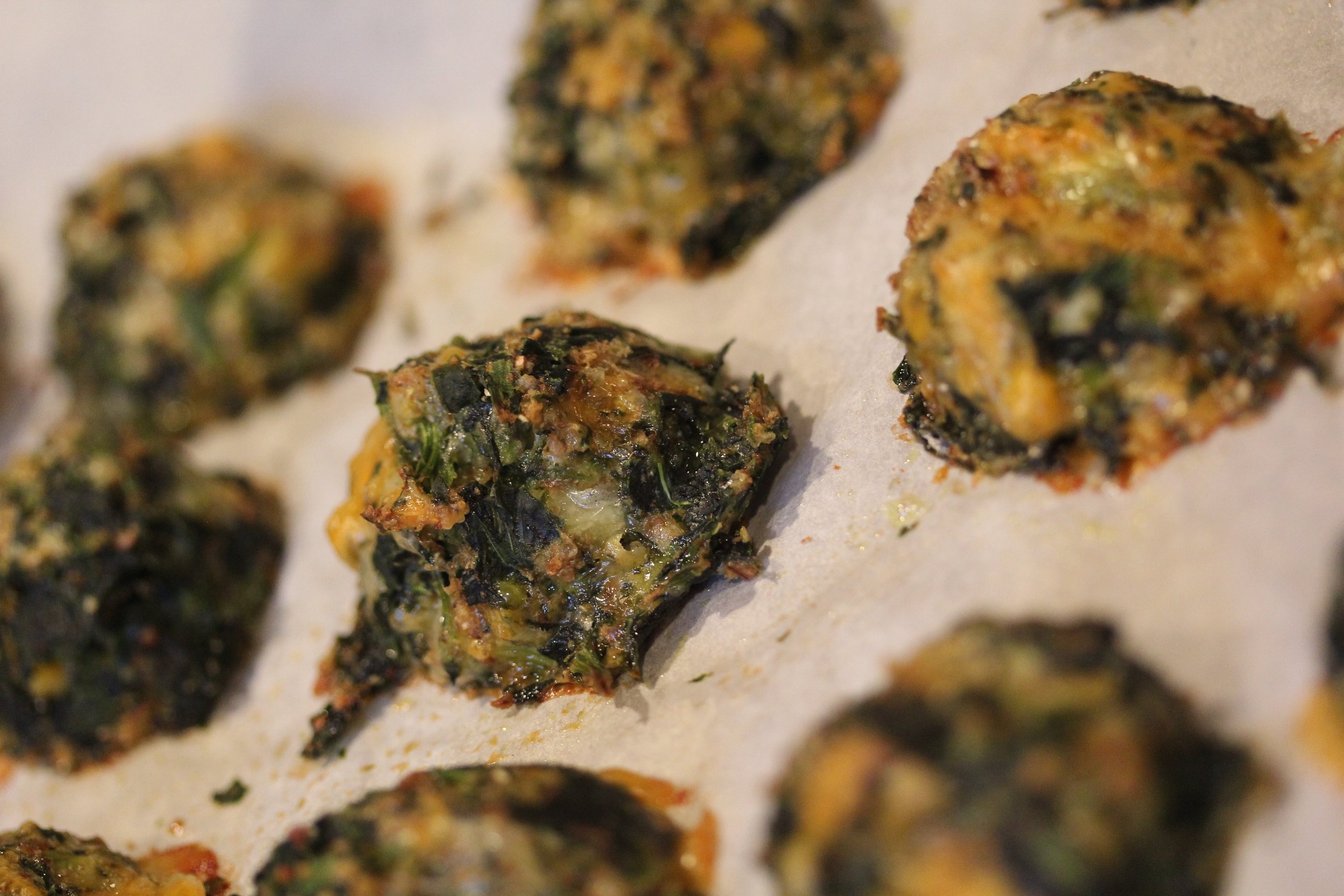 Spinach nuggets