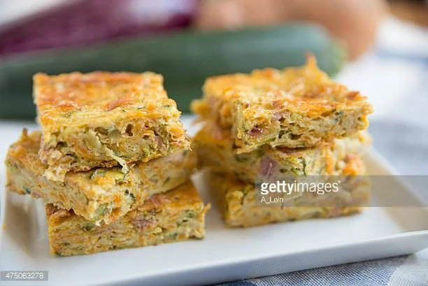 Zucchini Carrot Squares 