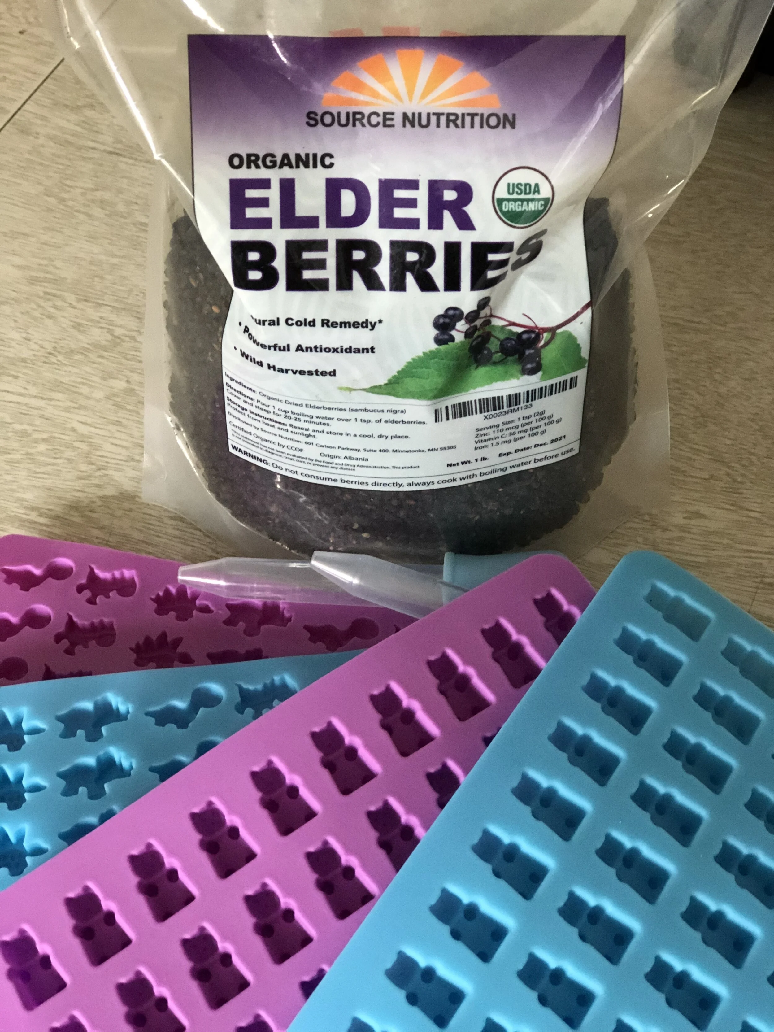 Homemade Elderberry Syrup and Gummies