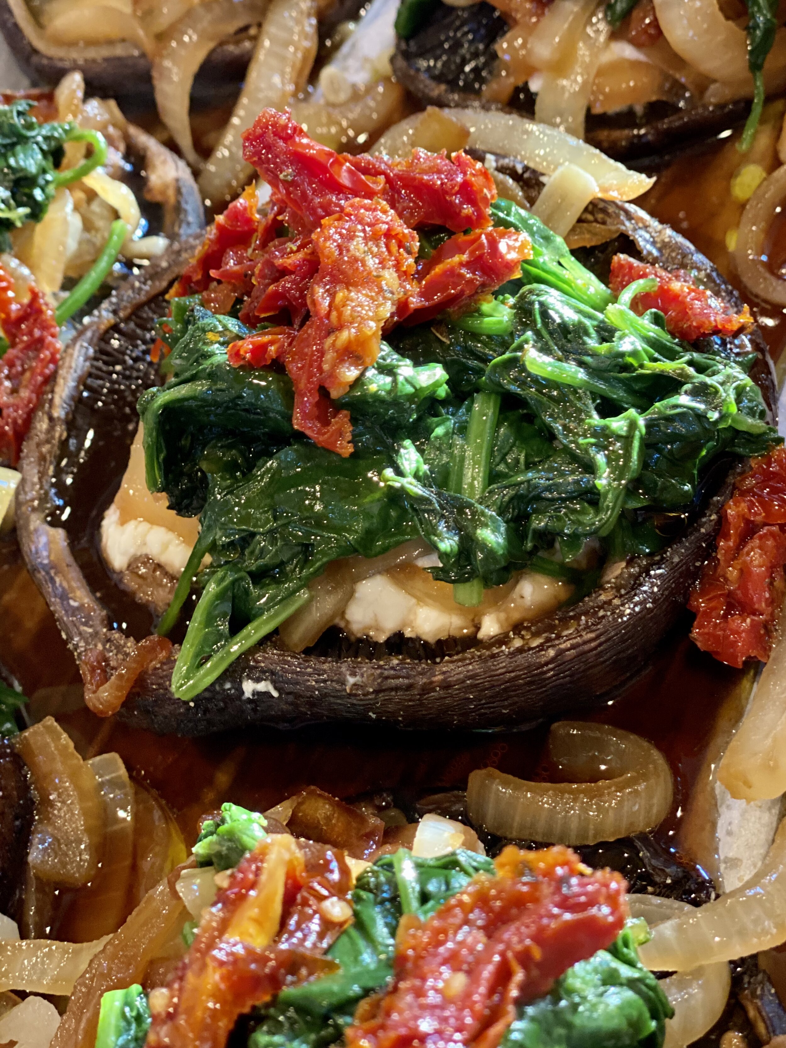 Loaded Portobello Mushrooms