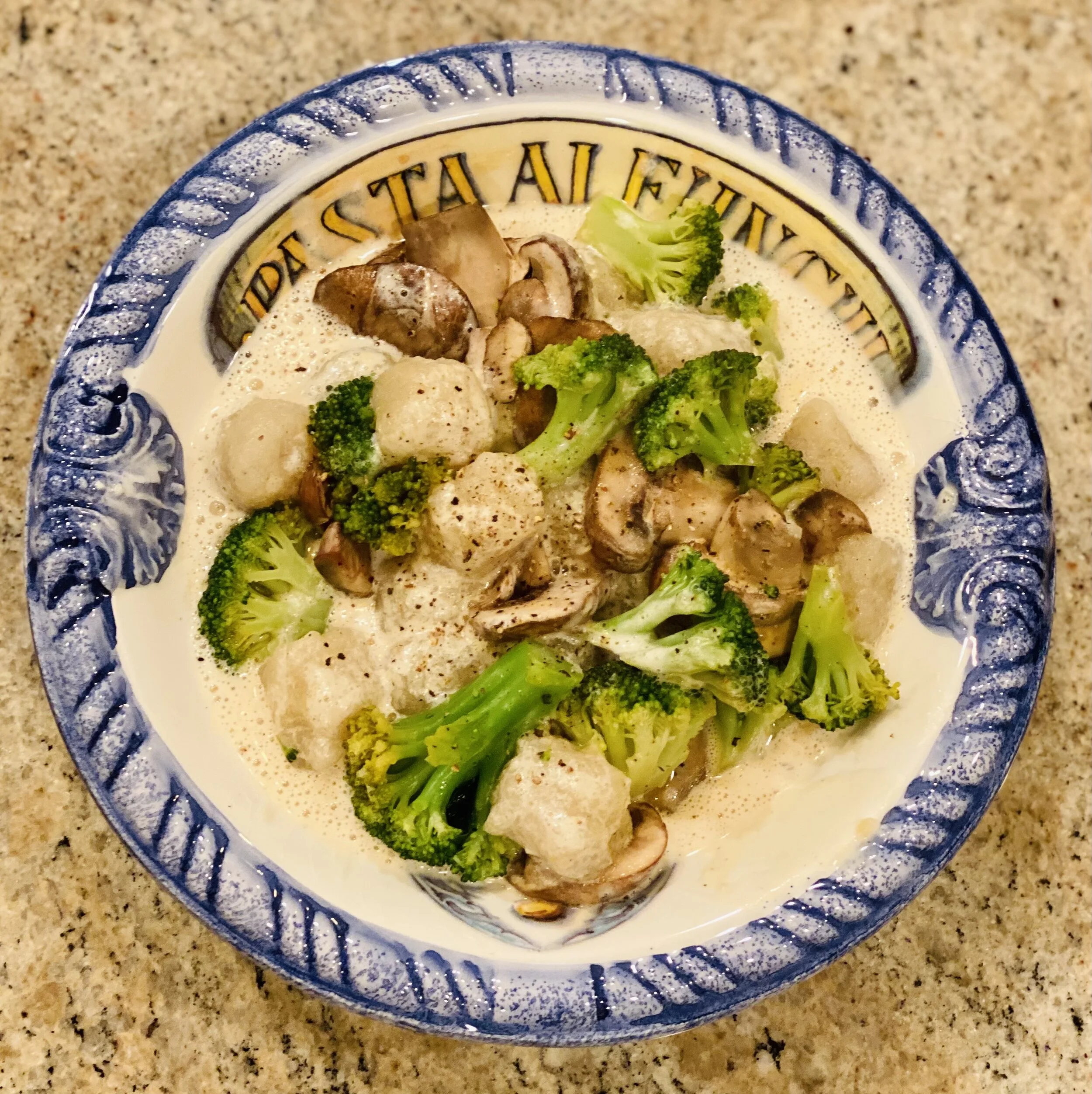 Mushroom &amp; Broccoli Gnocchi