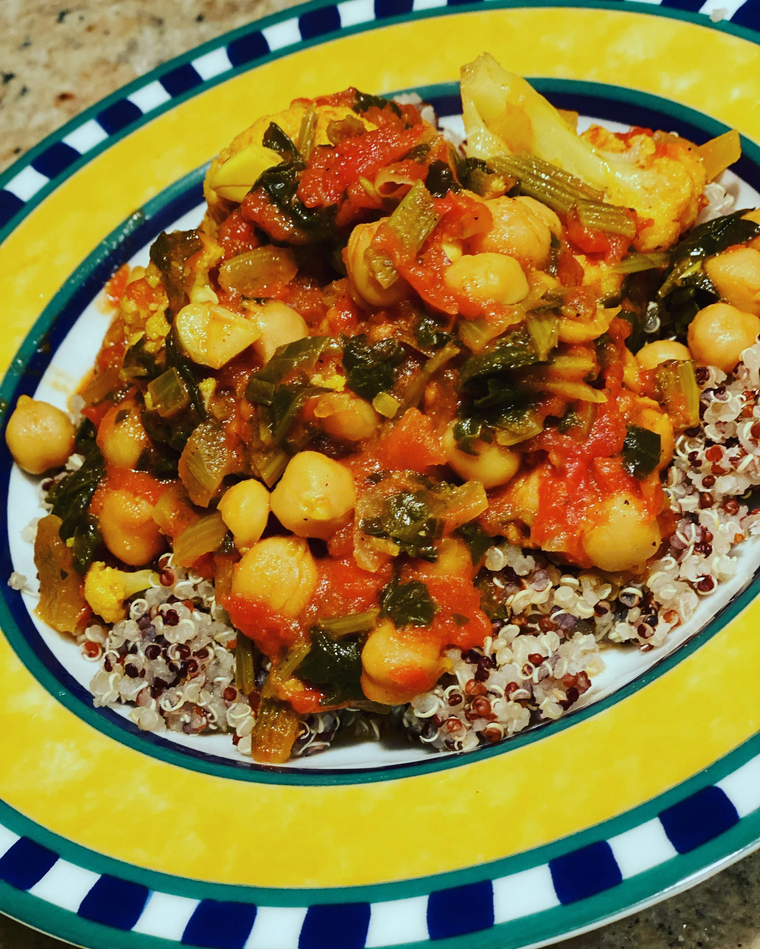 Chickpea tikka masala