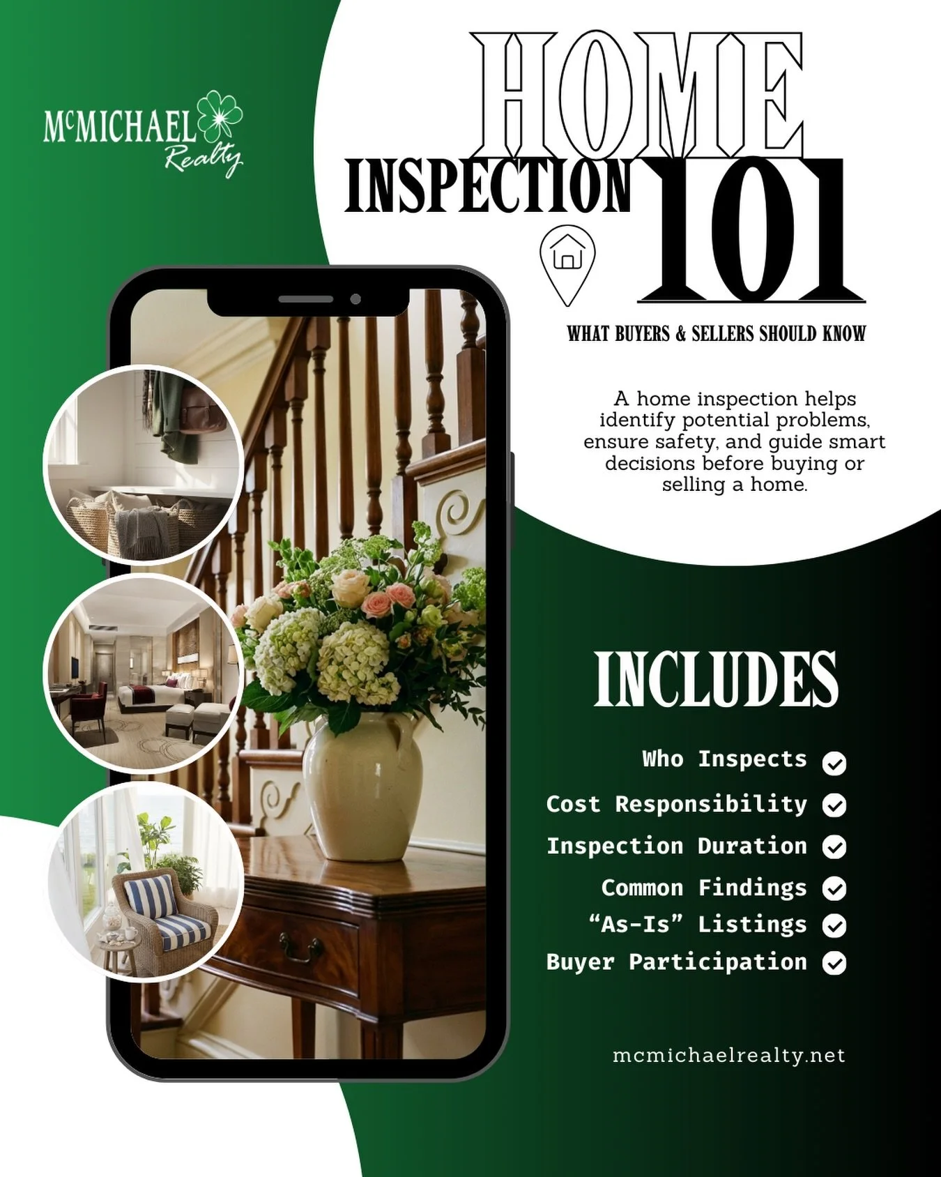 Home Inspections 101: Protect Your Investment 🏡🔍
Before buying or selling a home, a thorough inspection is key. Home inspectors evaluate the structure, roof, plumbing, electrical, HVAC, insulation, and potential hazards like mold, radon, lead, or a
