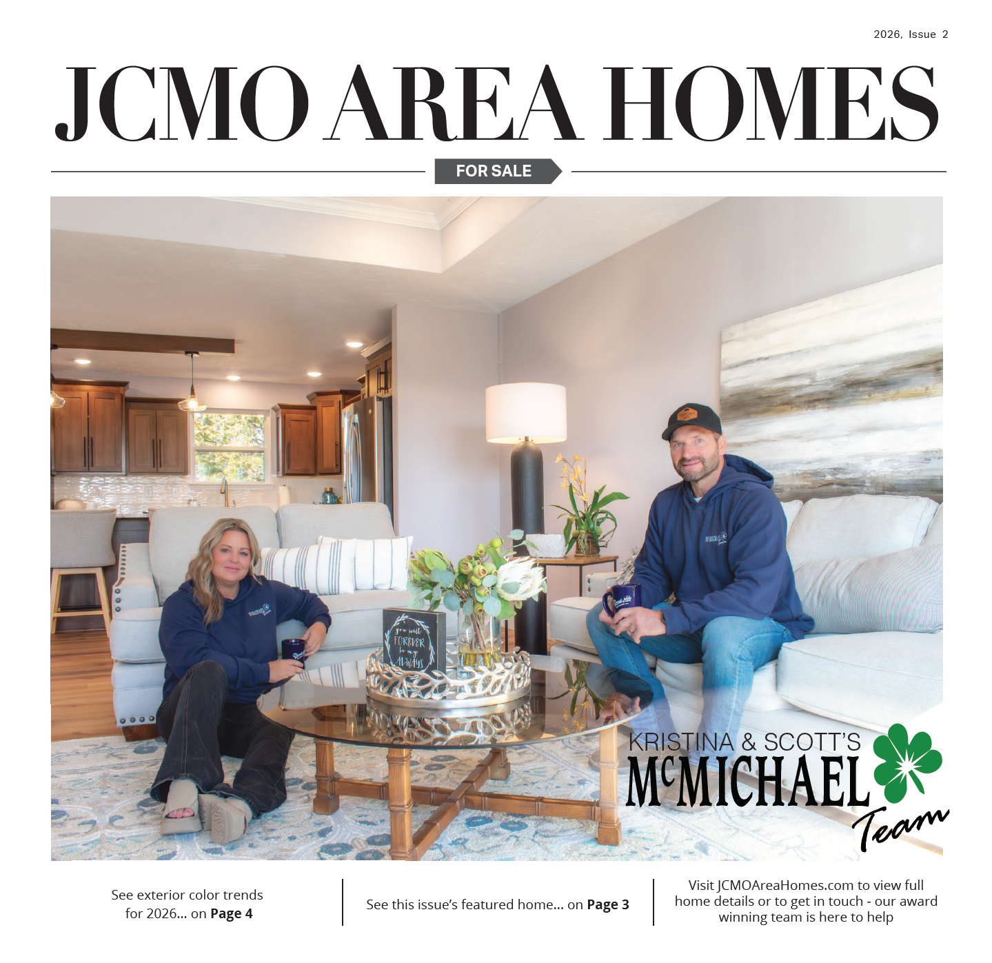 Scott and Kristina in living room