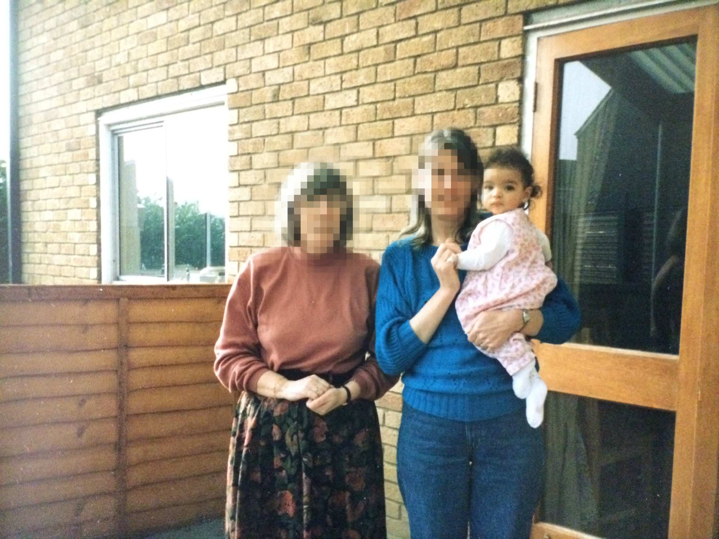 H, me and the manager at the care centre