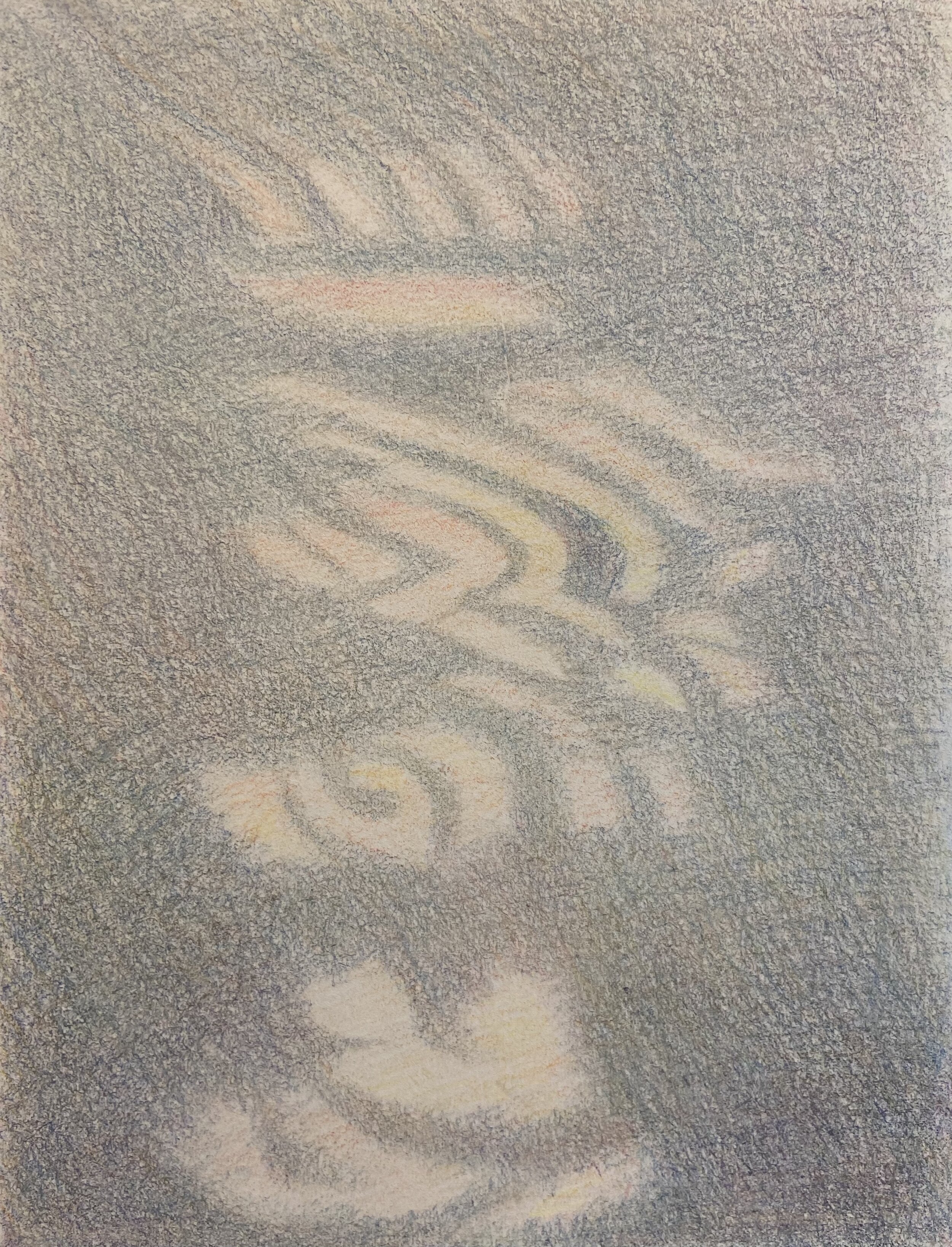  5 x 7 inches, colored pencil on paper, 2020 