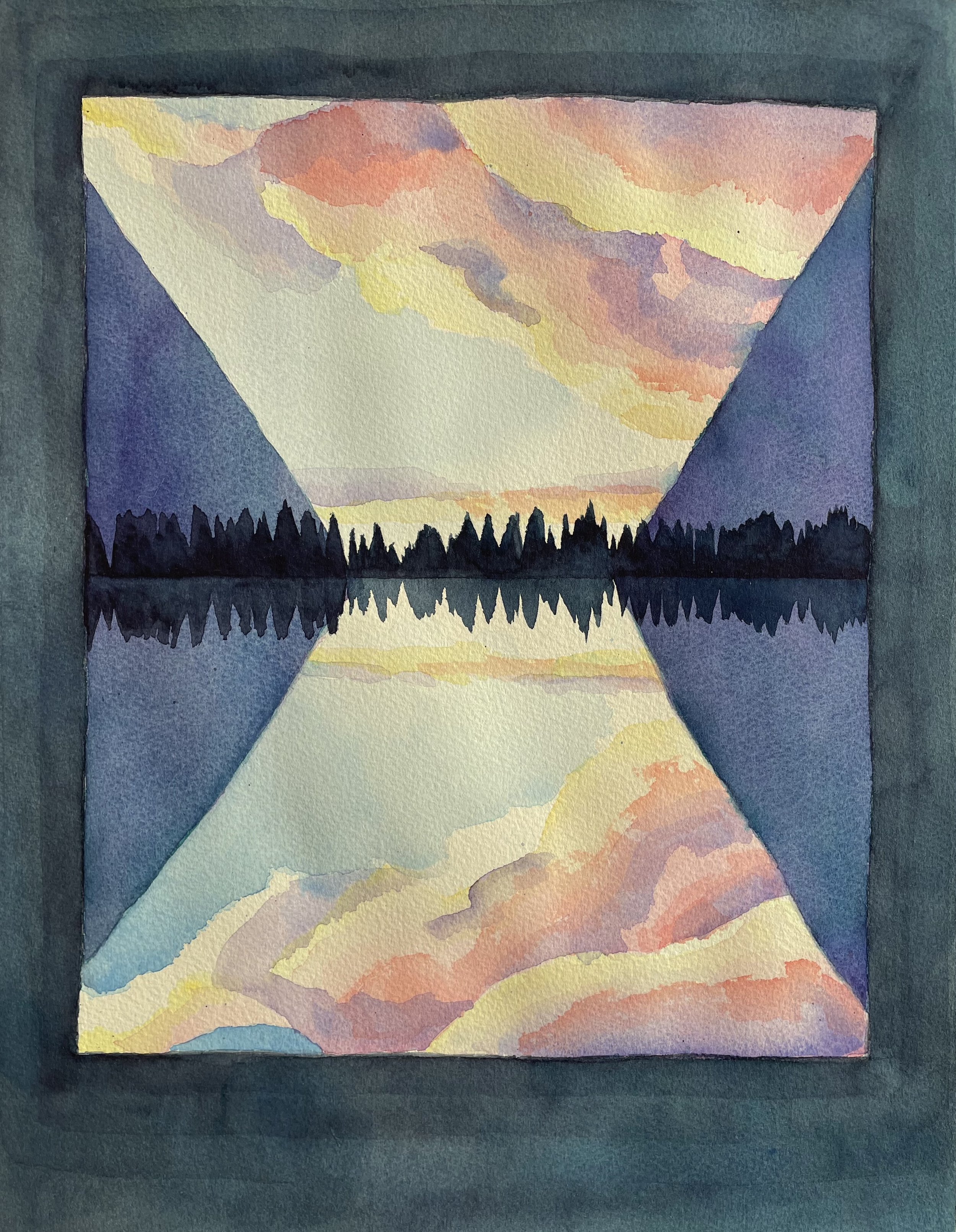 16 x 12 inches, Watercolor, 2021