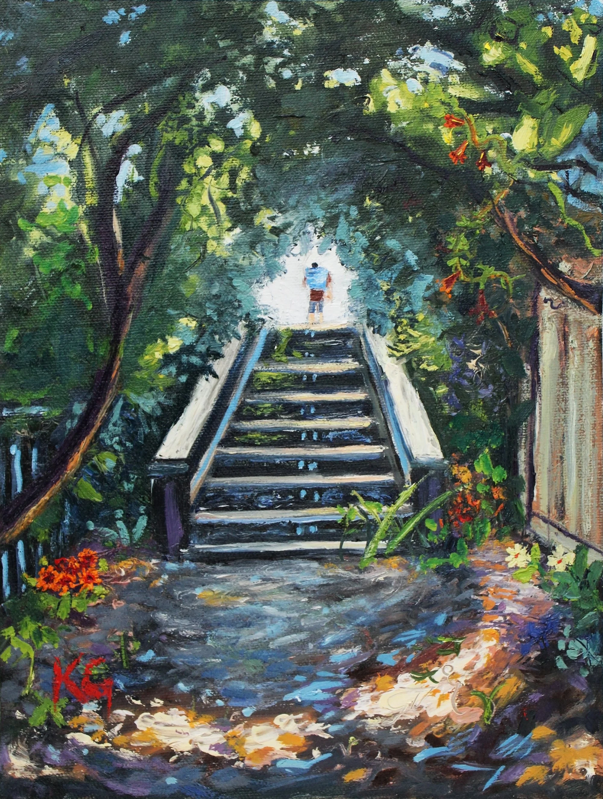 Folly Walkway No. 8.5; 9" x 12"