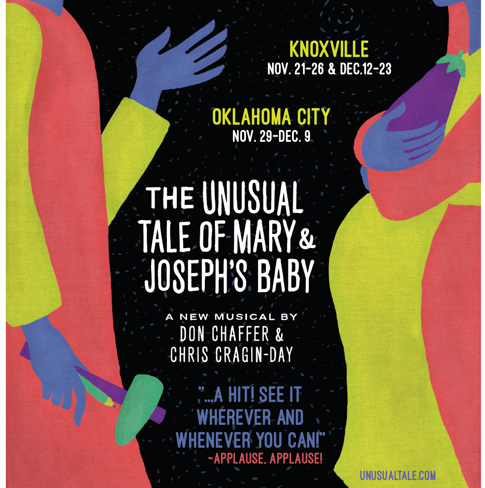 The Unusual Tale of Mary and Joseph's Baby Returns to OKC and Knoxville for the 2018 Holiday Season