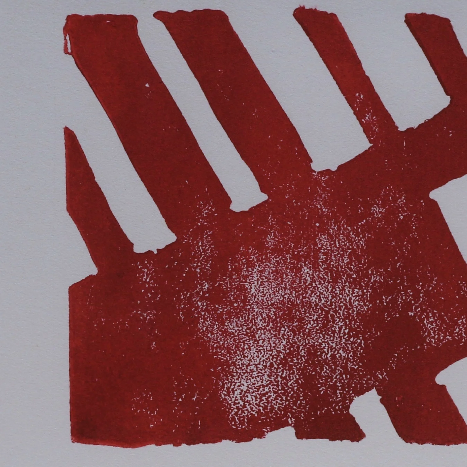 "Lattice, Red #2" (5x7)