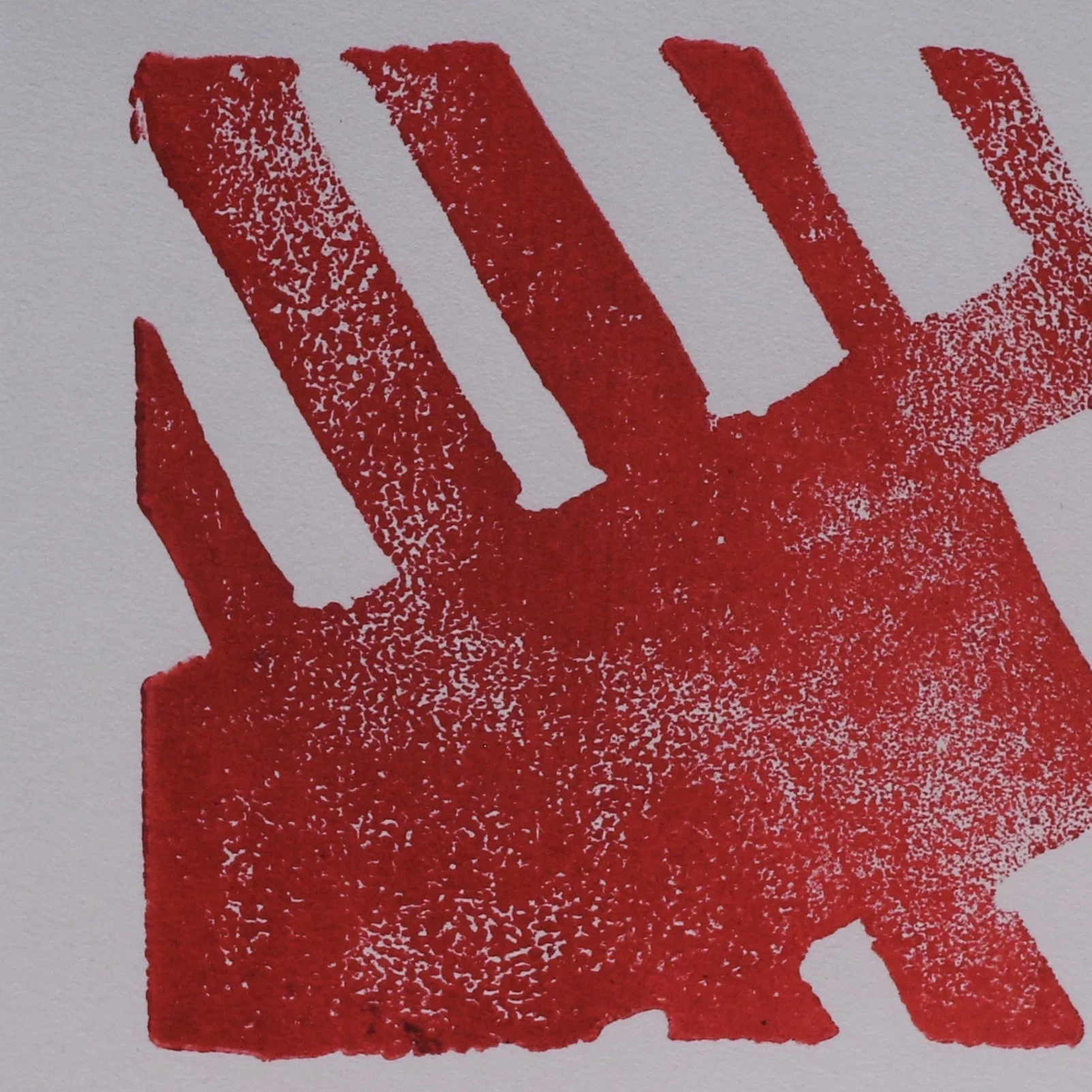 "Lattice, Red #3" (5x7)