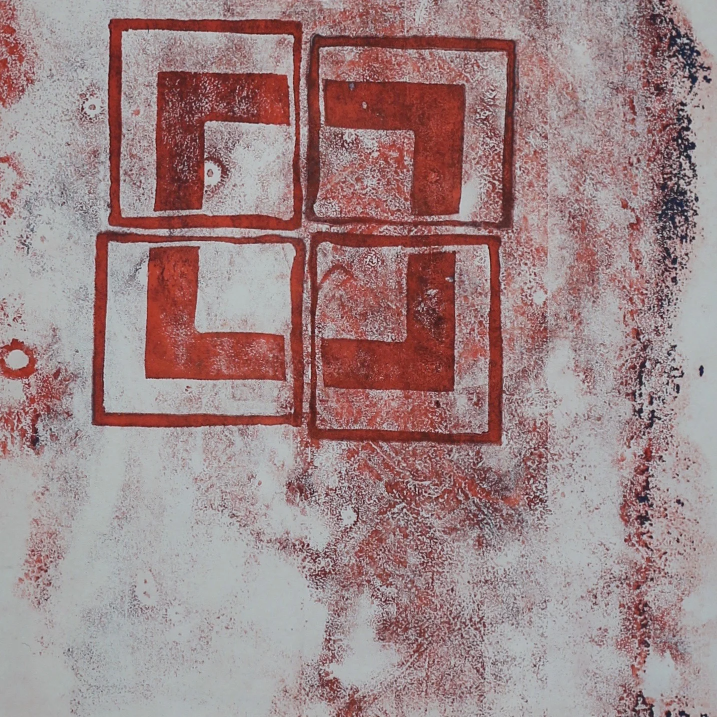 "Square in Four Parts" (12x13)