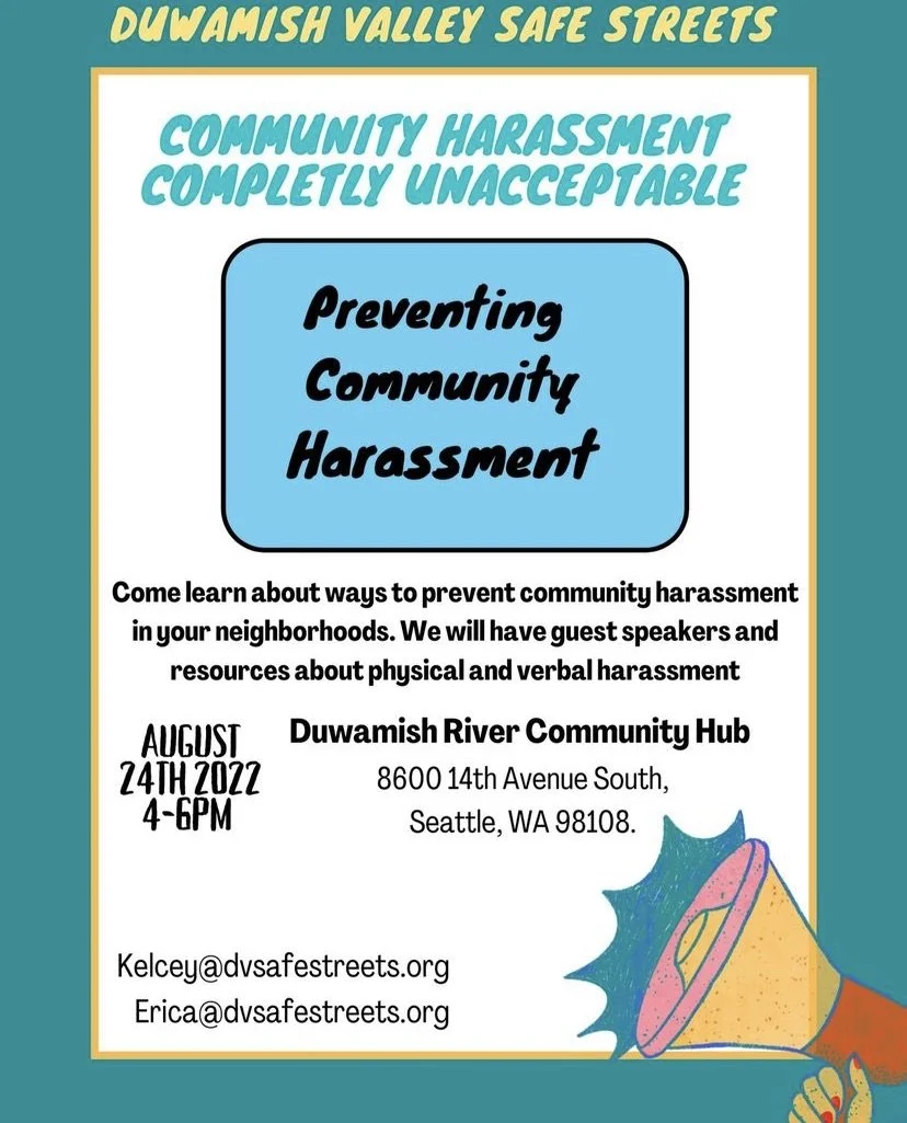 Last week DVSS hosted a conversation with our community police officers in South Park to talk about approaches to safety as a pedestrian when you are harassed. Listen to the full conversation here!