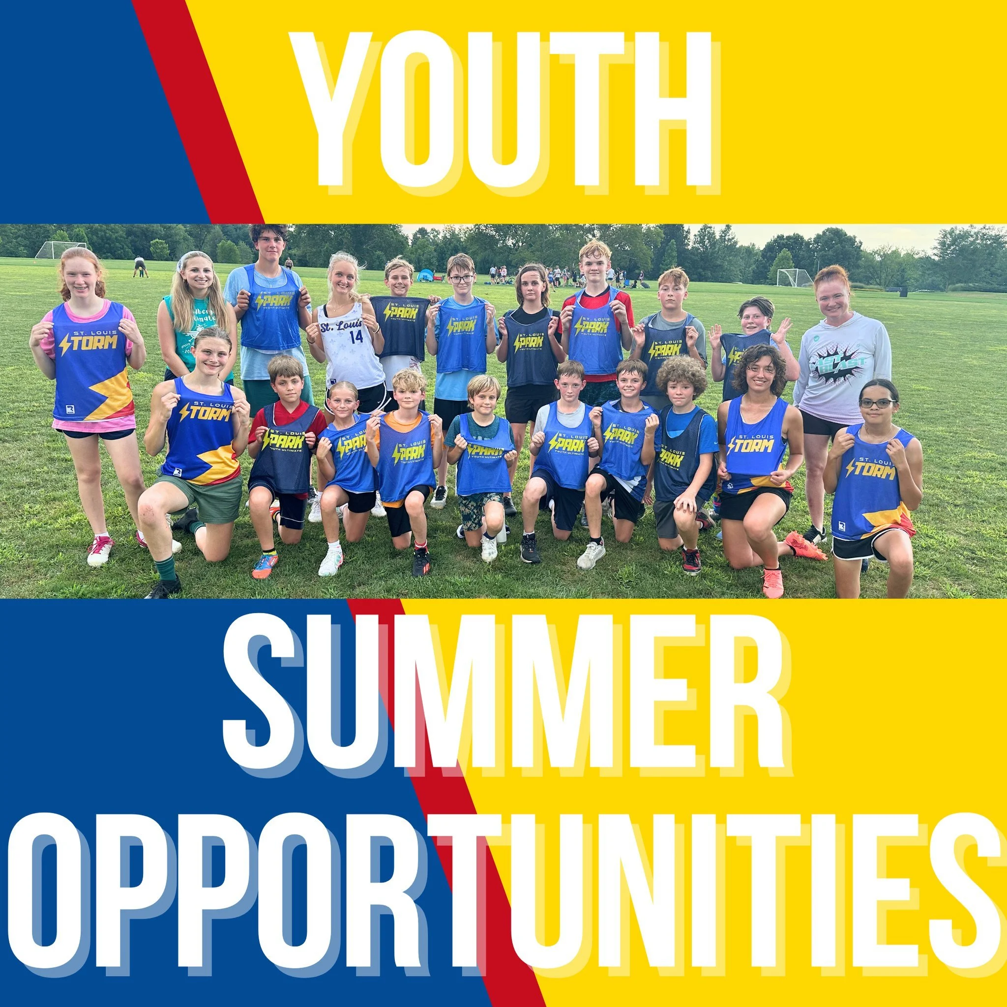 Summer plans = unlocked 🔓

Pull up with your friends, try something new, and be part of the STL Ultimate scene. Whether you&rsquo;re brand new or already play, there&rsquo;s a spot for you 🤝

🔥 Youth leagues
🔥 Skills camps
🔥 Club tryouts (travel