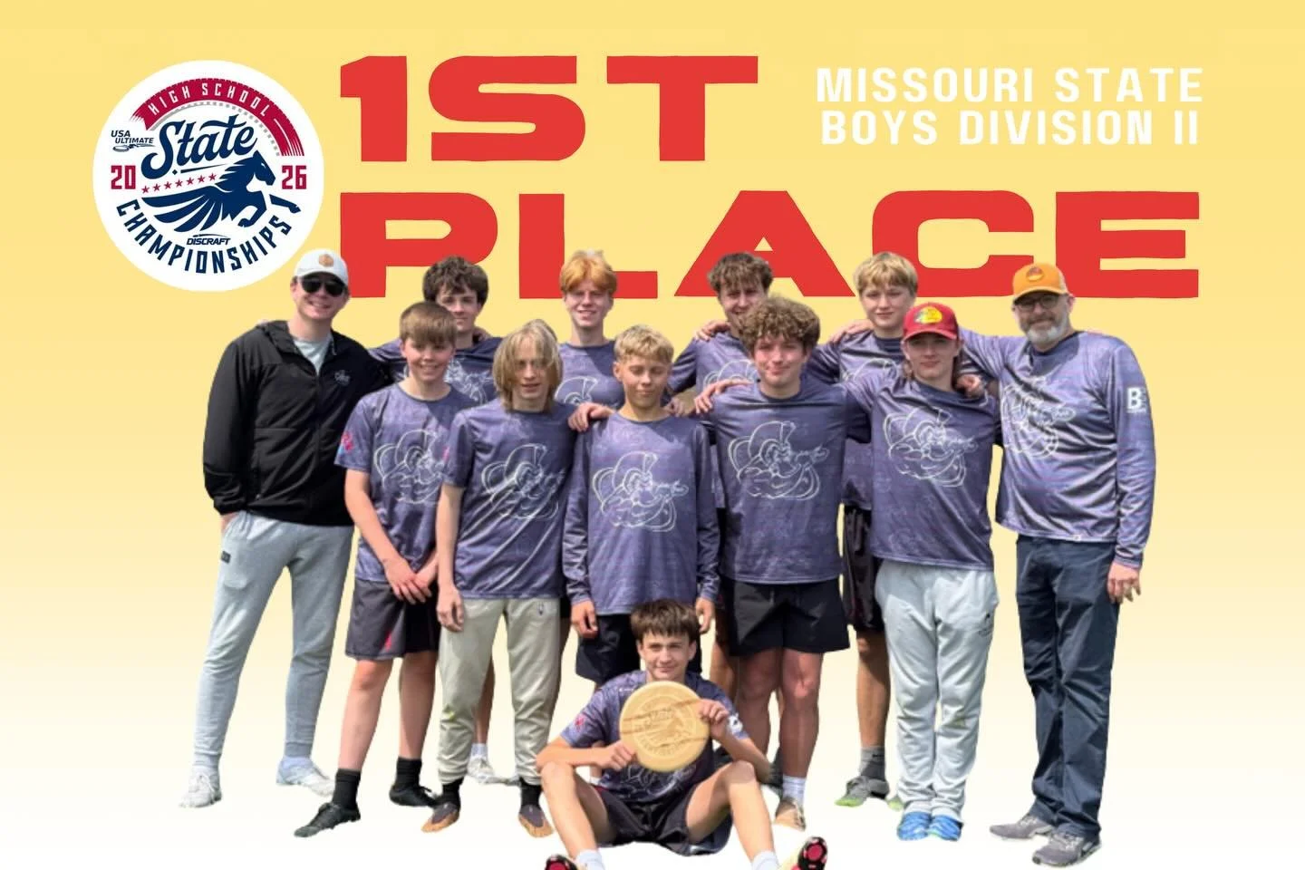 Your 2026 Missouri Boy&rsquo;s Division II State Champions, De Smet JV Boys @desmet_ultimate 🏆

With their Division II victory this weekend, the De Smet JV Boys brought home their second DII State Win since the Boy&rsquo;s Division II was added in 2