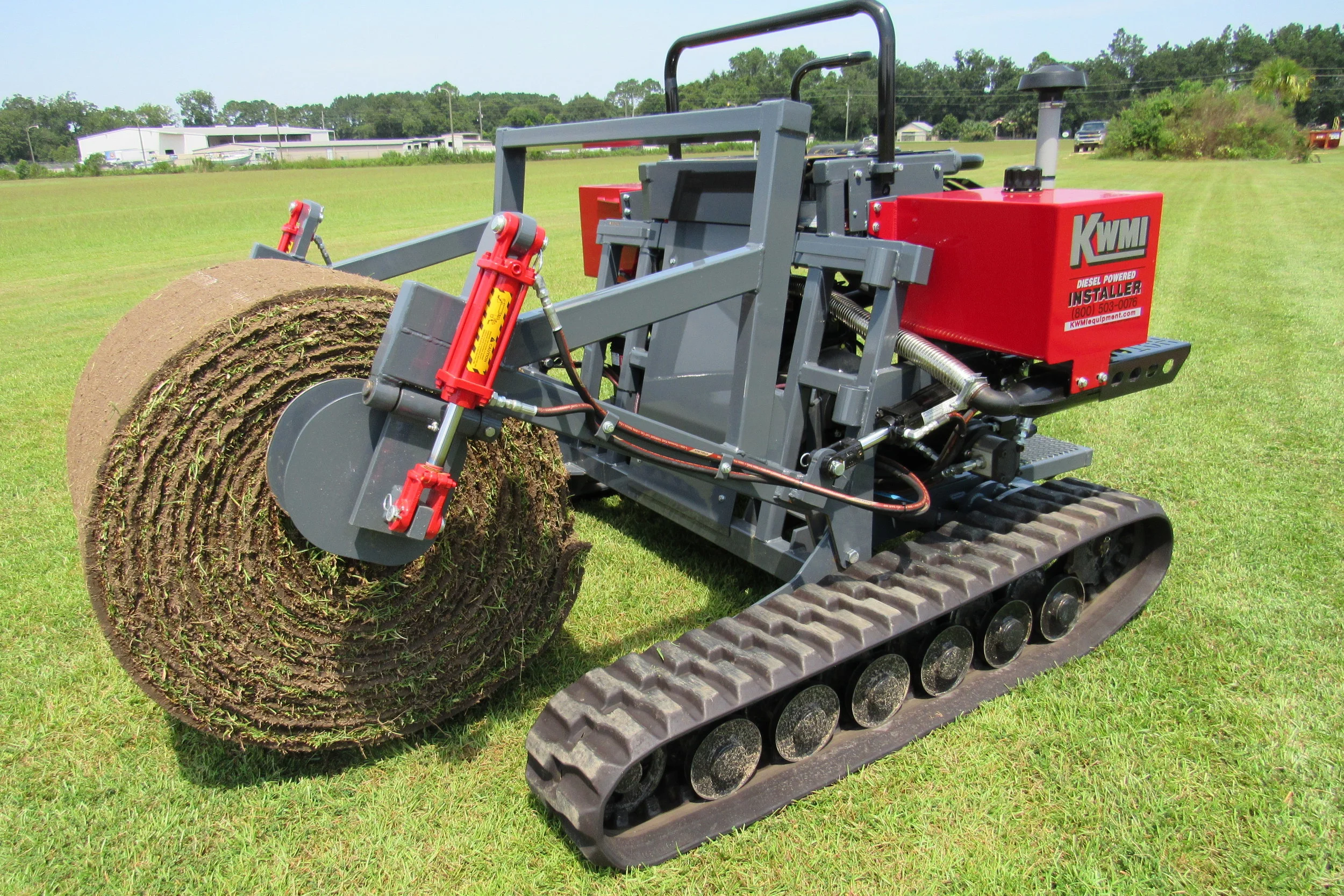 Big Roll Track Installer Landscaper's 1 Choice — KWMI Turf and Sod