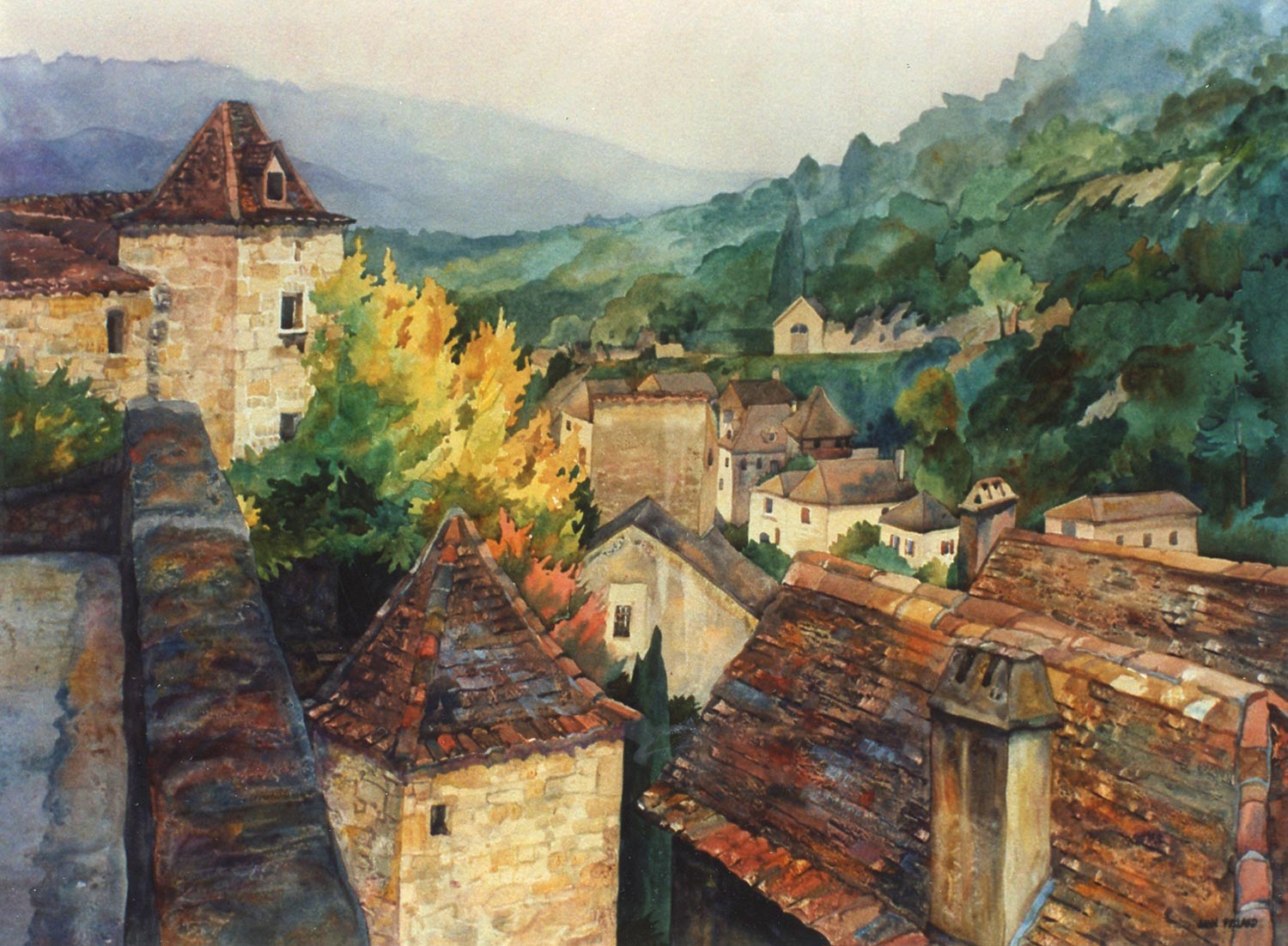 Rooftops of Dordogne