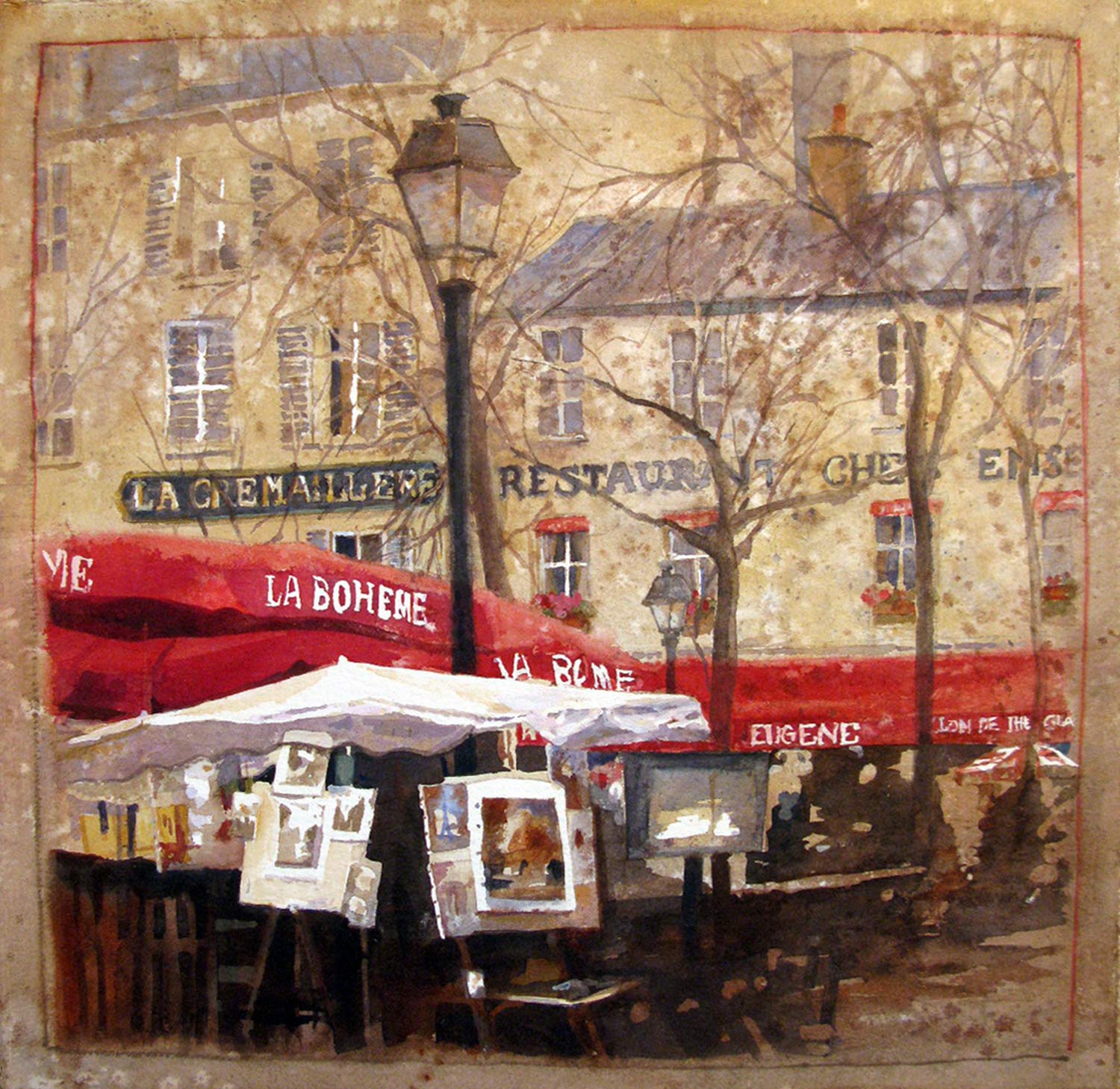 Easels of Montmartre