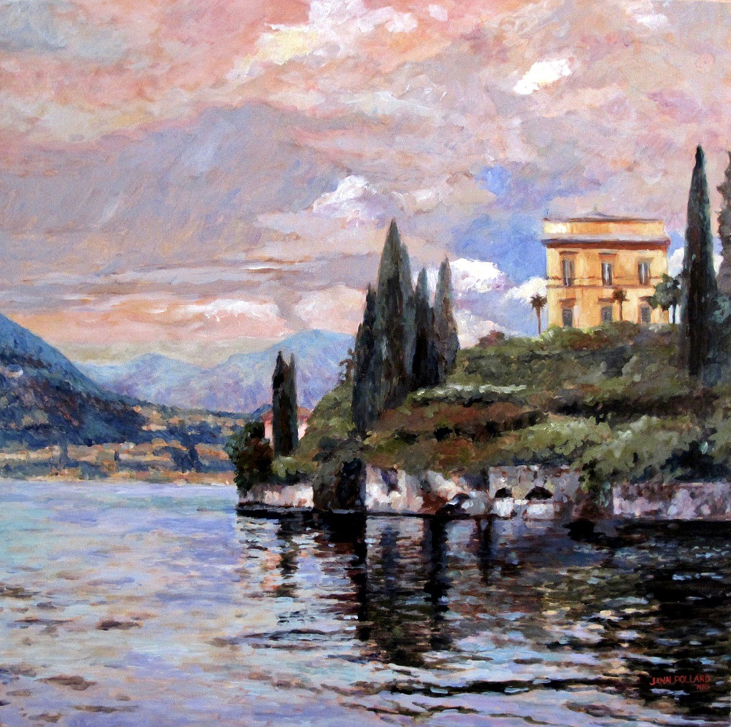 Reflections on Lake Como