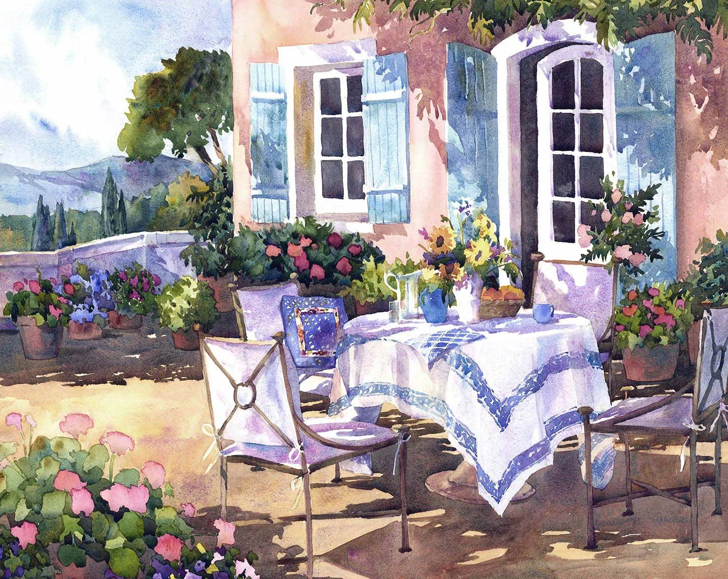 House of Blue Shutters, Provence