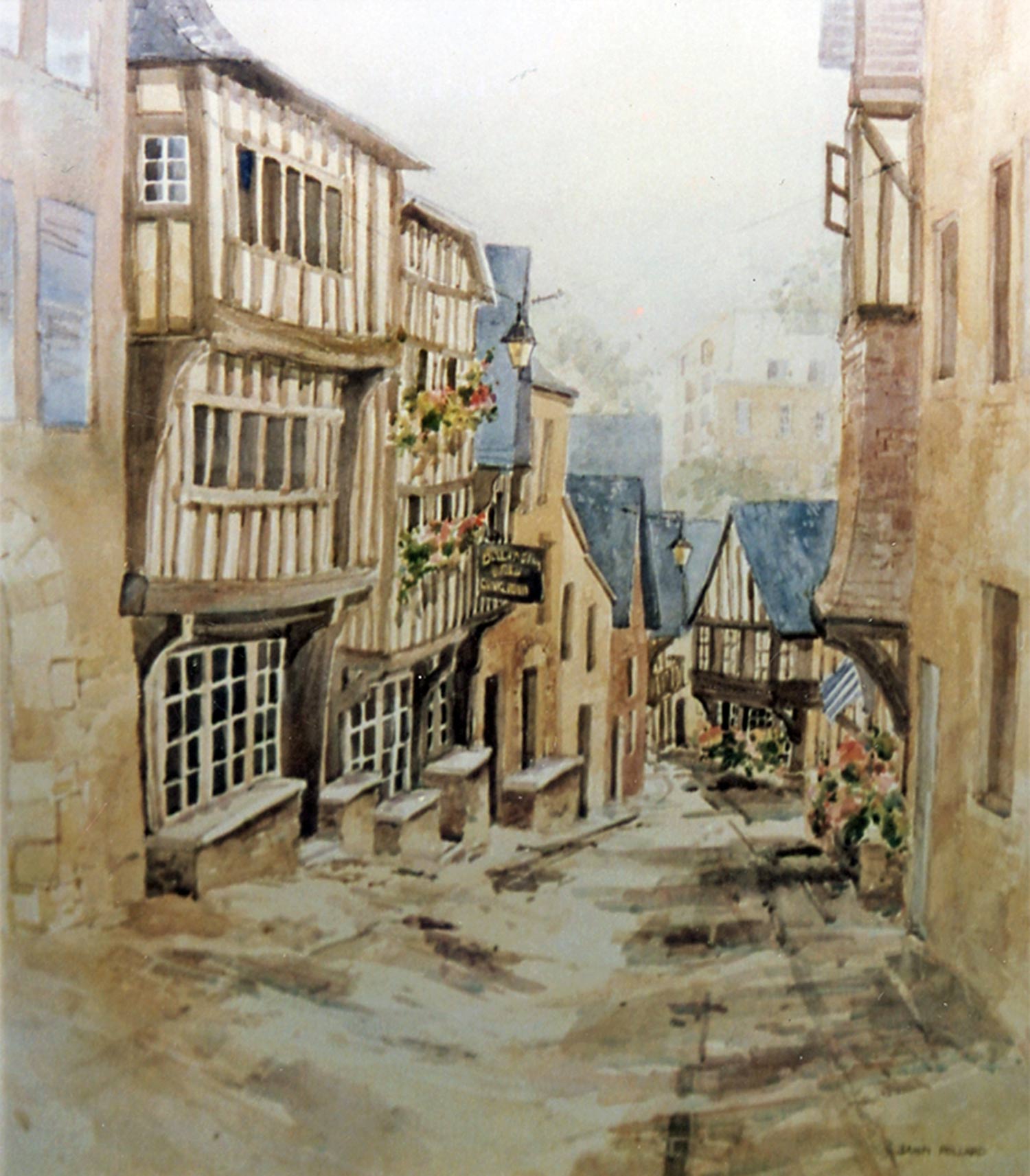 Streets of Dinan, Brittany