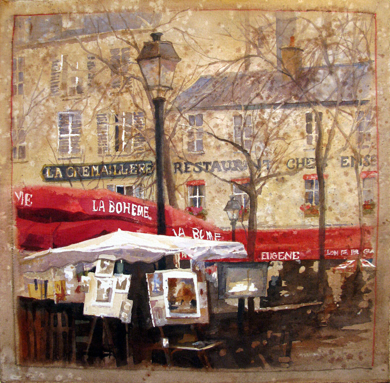 Easels of Montmartre