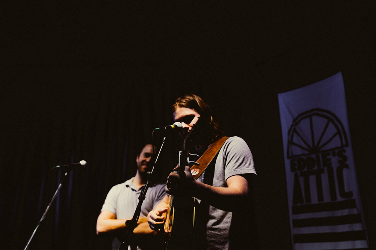 Soundcheck at Eddie's attic.