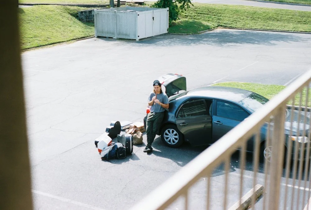 Loading up the car // playing the dirge whistle