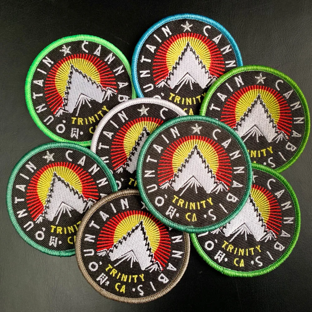2.5" fully embroidered patch