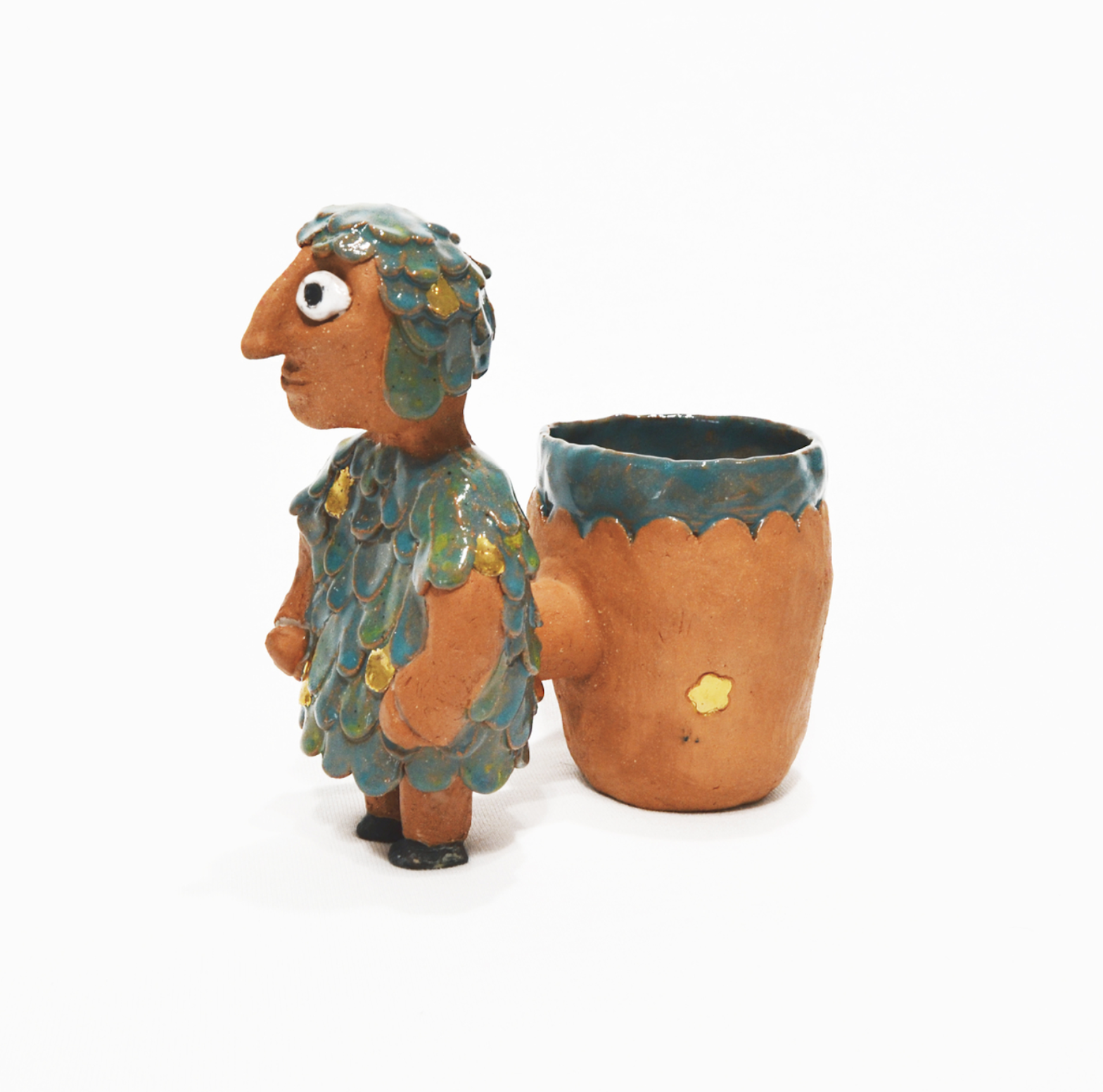 Hombre Colibrí, 2026, 7 × 7 1/2 × 3 1/2 in