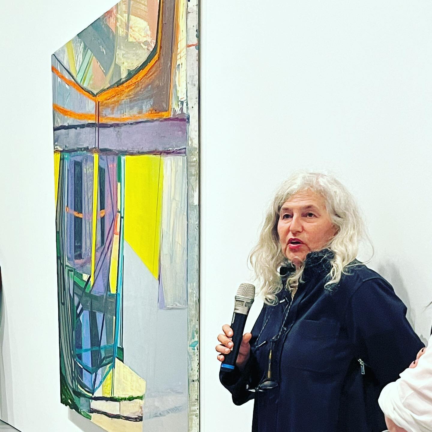 Amy Sillman, one of nearly 50 women and non gender conforming artist&rsquo;s work from @hirshhorn collection in a new exhibition titled &lsquo;Put it this Way&rsquo; after a featured Roslyn Drexler painting. Half the works have never been exhibited a