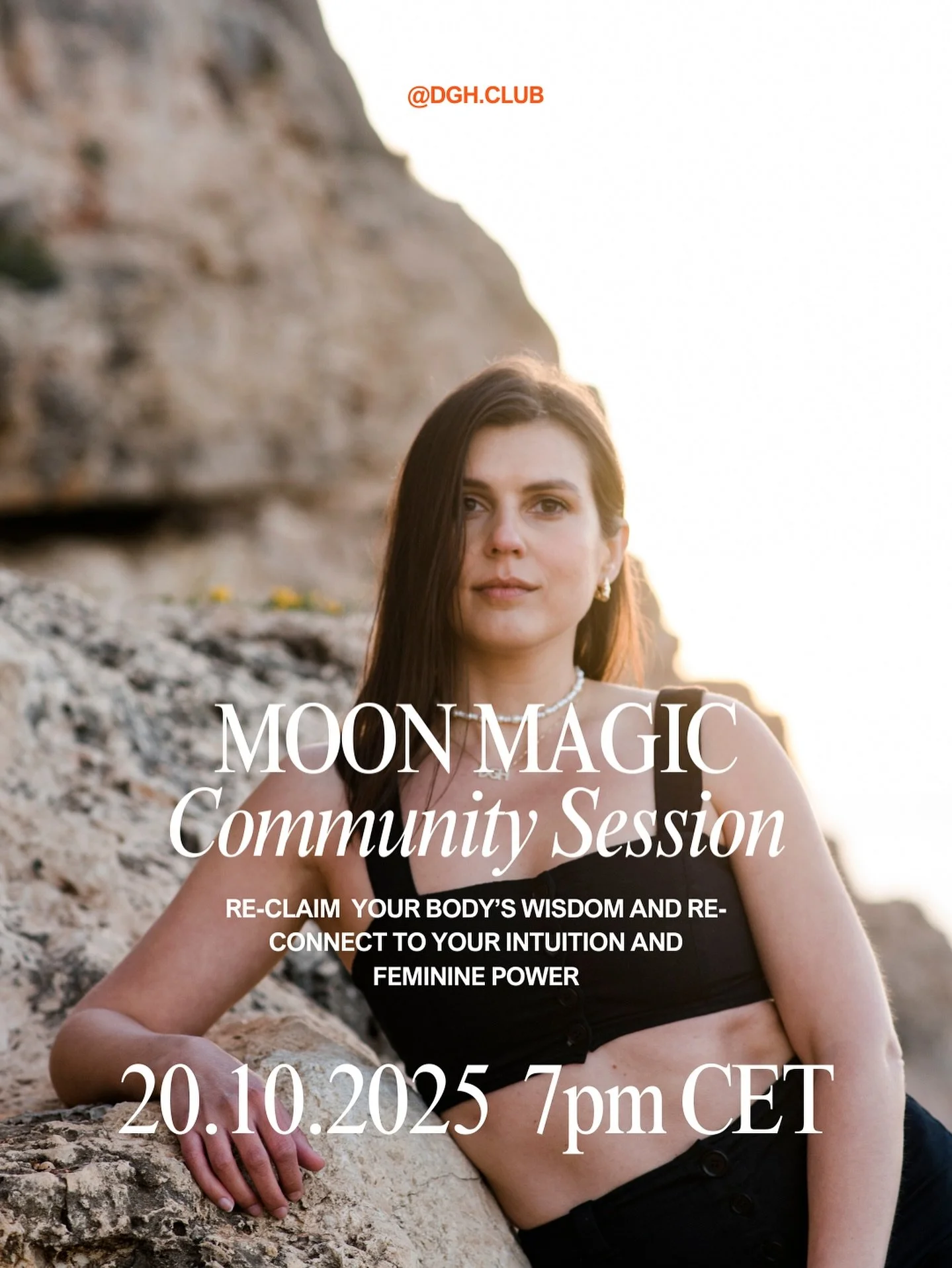 If you know me you know that every once in a while I love to share my work and love with the community and let every woman experience Moon Magic for herself. 
I am so excited to see some of you in this FREE Moon Magic session on Monday 20.10.2026 7p