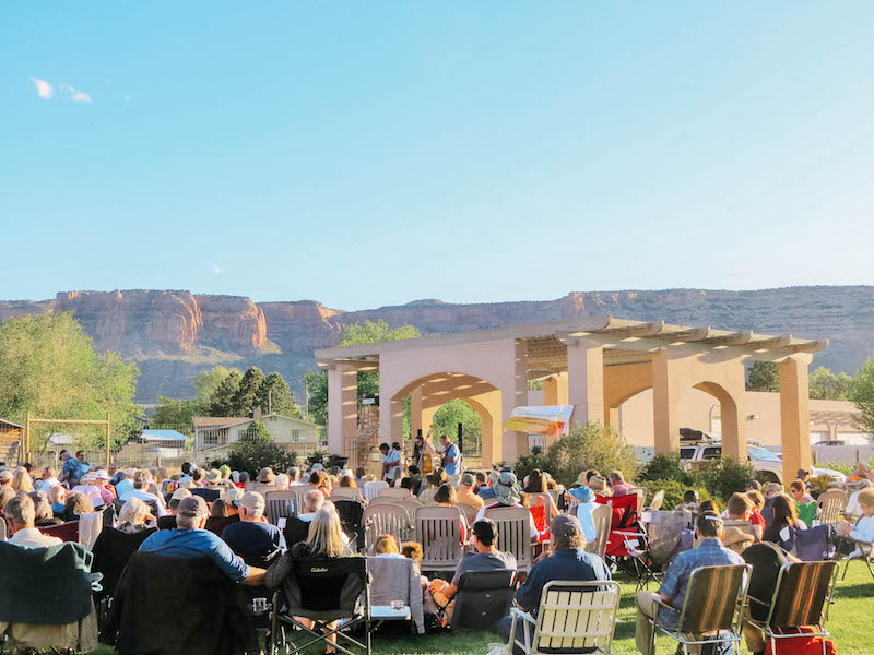 Stray Grass kicked off the Art Center Guild’s summer concert series, Music in the Grapevines, at Two Rivers Winery and Chateau.