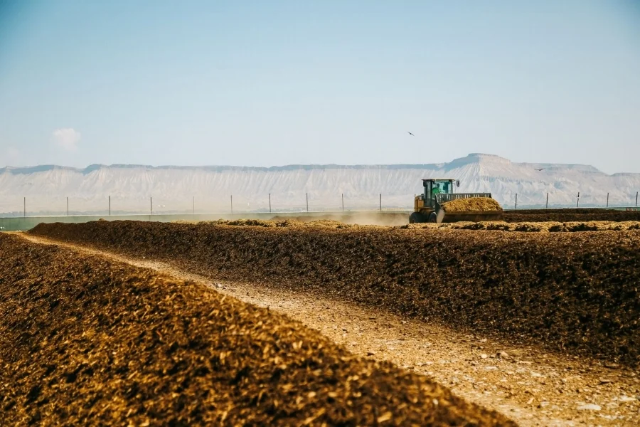 Mesa County Landfill’s campus includes dedicated composting facilities. Specialized equipment breaks down compostable waste like spoiled tree fruit, tree limbs, and leaves into a soil amendment known throughout the Grand Valley as “Mesa Magic.” It’s sold at the landfill commercially and local garden centers.