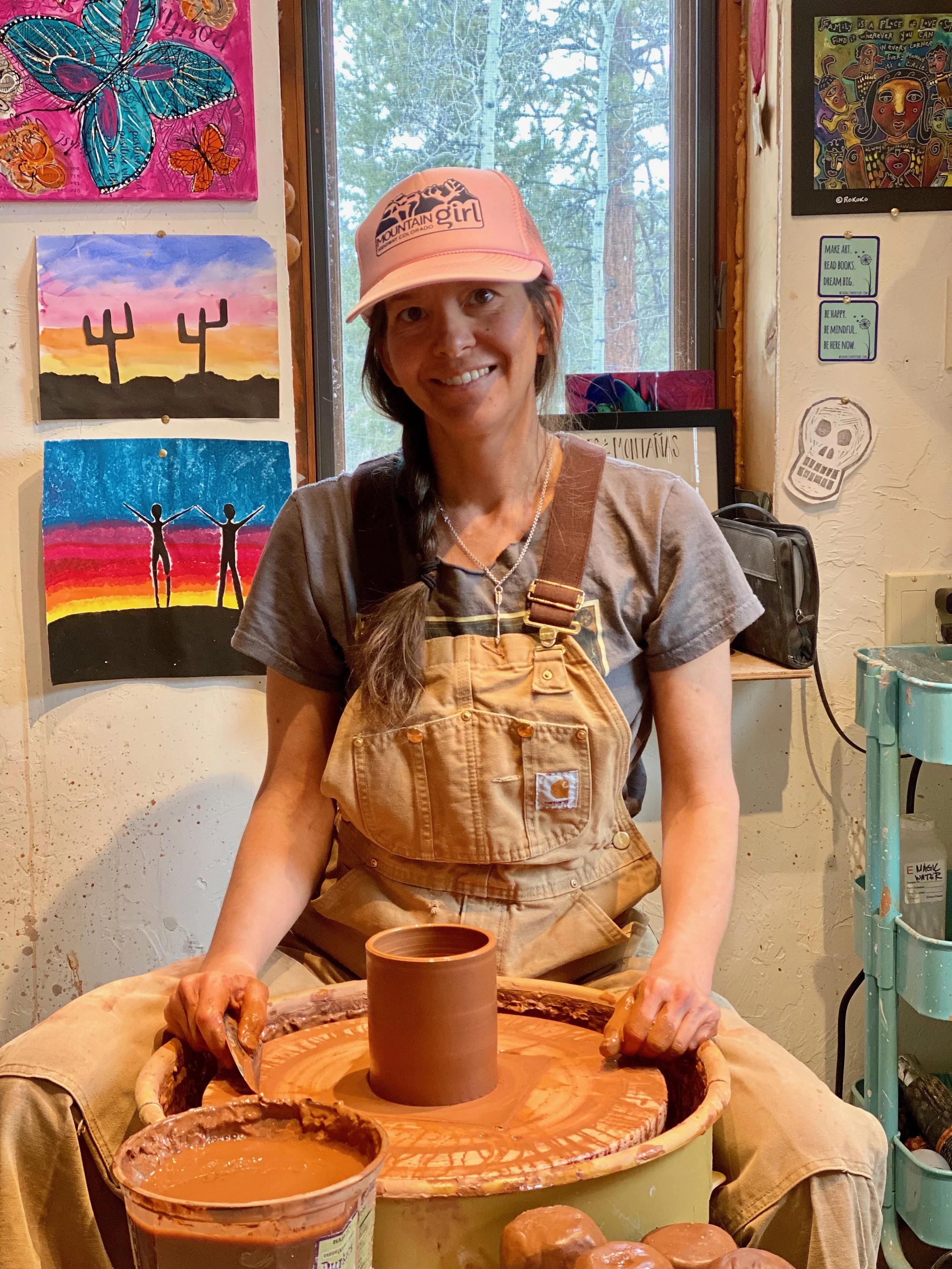 Ridgway Artist Deidra Krois Is A Self-Taught Potter With A Message: Make Art. Live Simply. Dream Big. 