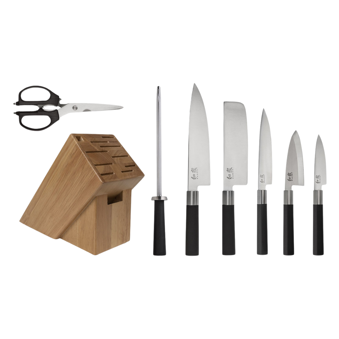 Kai Wasabai Eight Piece Knife Set