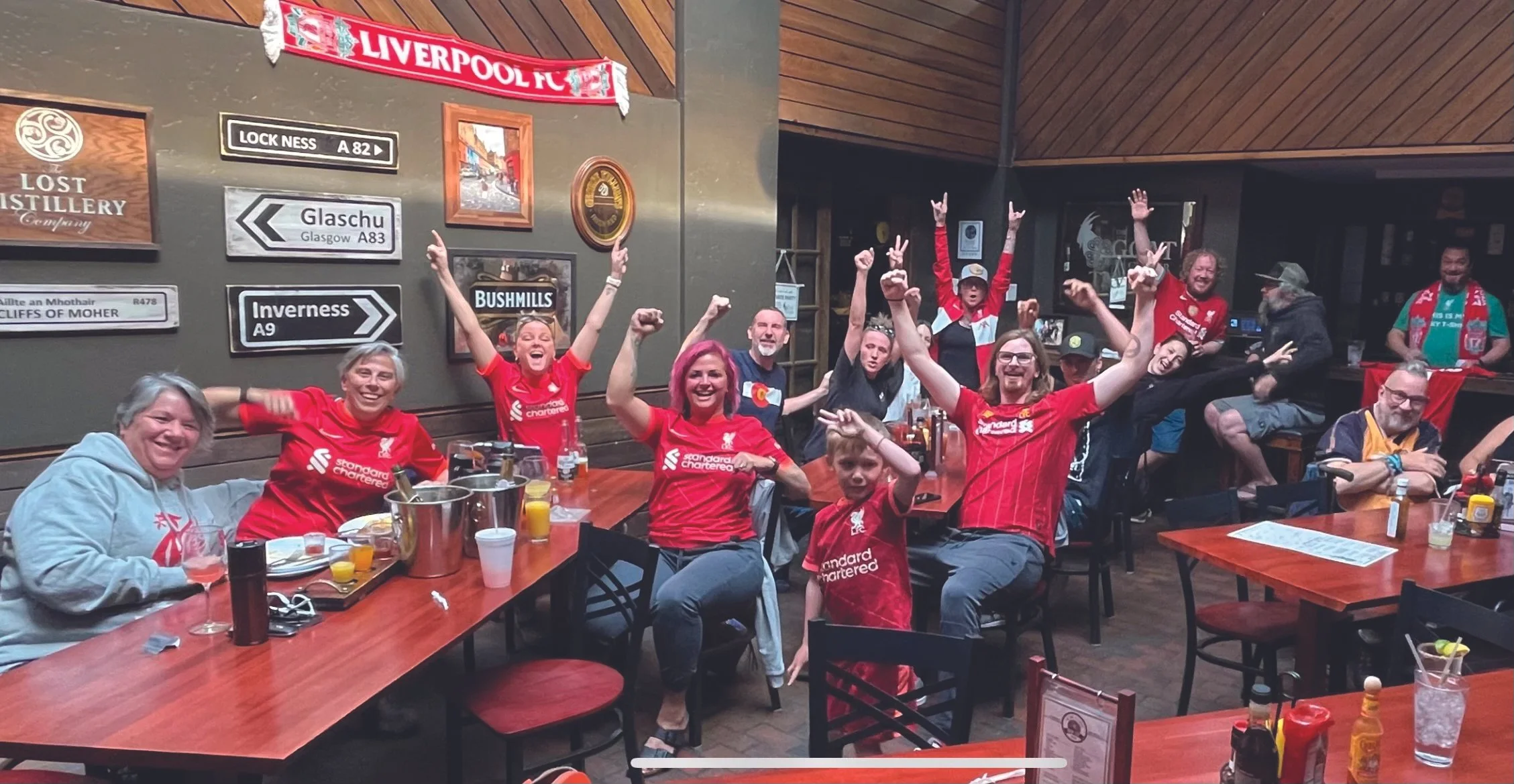 Fans, Friends + Fun: Premire League Football Supporters Gather At Grand Junction's Goat And Clover 