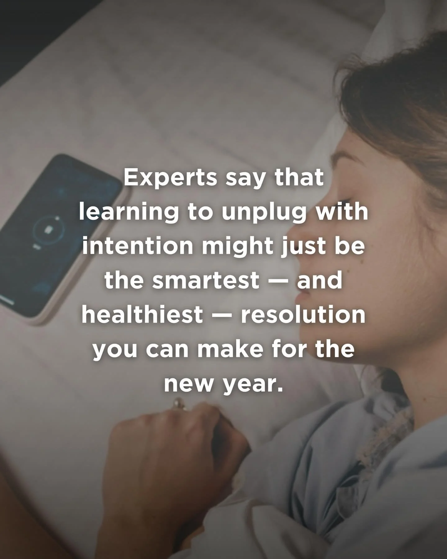 We&rsquo;re partnering with @vailhealth to share health experts&rsquo; top tips to welcome this season with mindfulness 💭 

First up: your phone📱 

Experts say that learning to unplug from technology with intention might just be the smartest &mdash