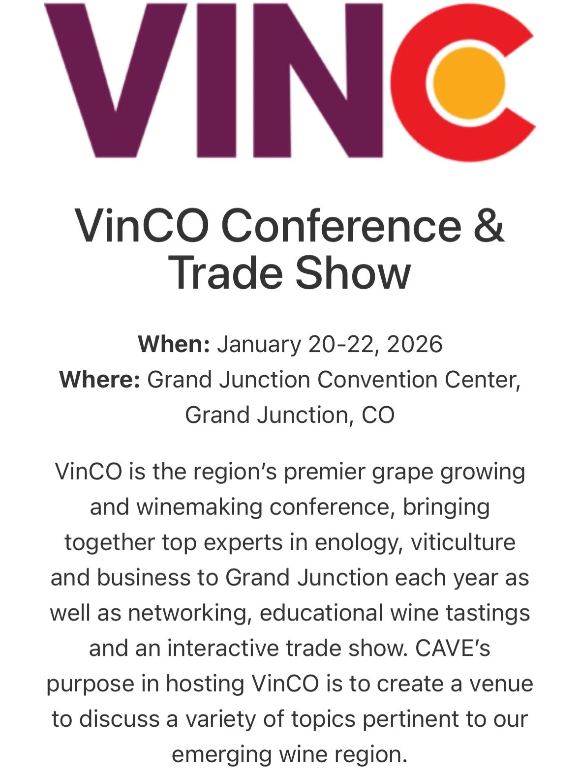 It&rsquo;s almost that time of year in Western Colorado when the grape growers 🍇 + winemakers 🍷 come together for VinCO with @cave_coloradowine in Grand Junction. 

@spokeandblossom and @winedinewestco publishers @lifeinfull + @bobby.lheureux will 