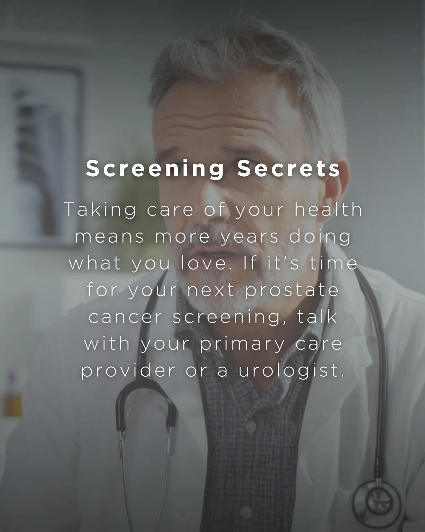 If you spend your days chasing powder, casting lines, hiking ridgelines or clocking miles on the trail &mdash; your health matters just as much as your gear.

Prostate cancer is one of the most common cancers in men, and the second leading cause of c