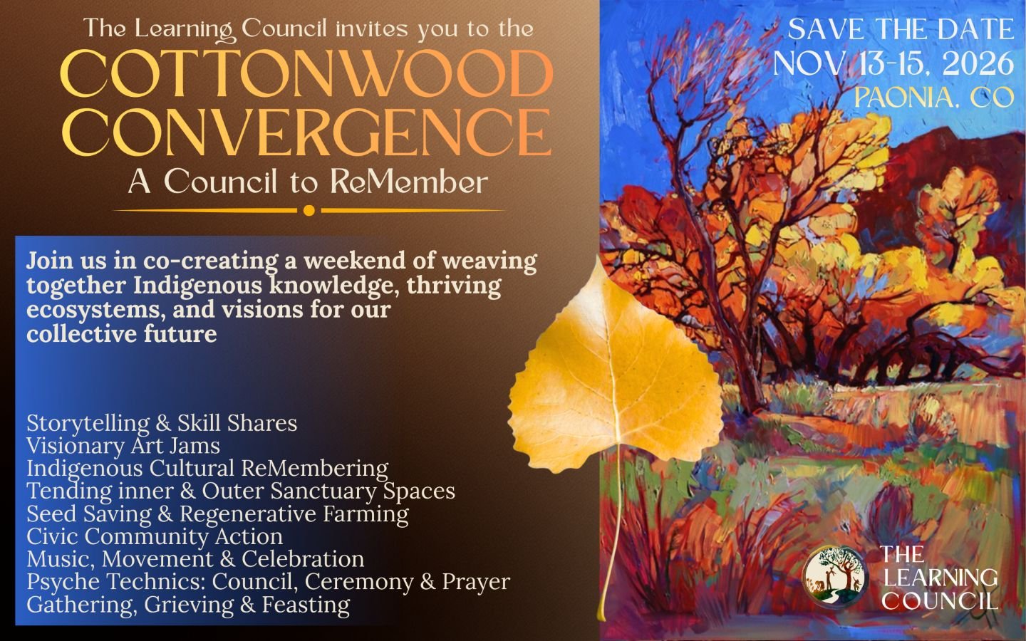 Cottonwood Convergence: A Council to ReMember 